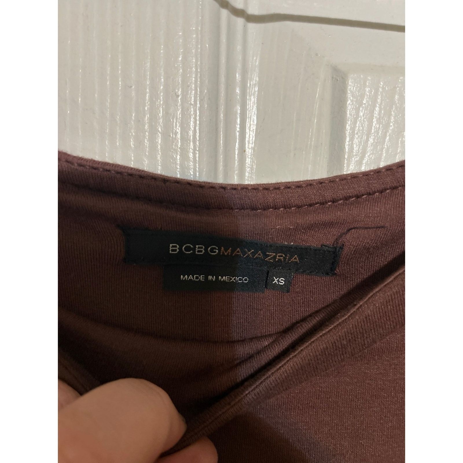 Bcbgmaxazria BCBGMAXAZRIA Brown Bubble Hem Pleated Mini Skirt XS Y2K Size 26" / US 2 / IT 38 - 2 Thumbnail