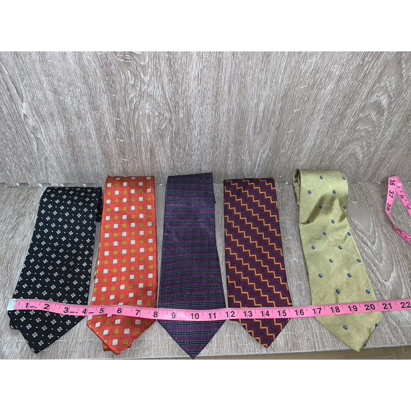 Jos. A. Bank Lot of 5 Vintage Jos. A Bank Corporate Collection Men's Ties Size ONE SIZE - 8 Thumbnail