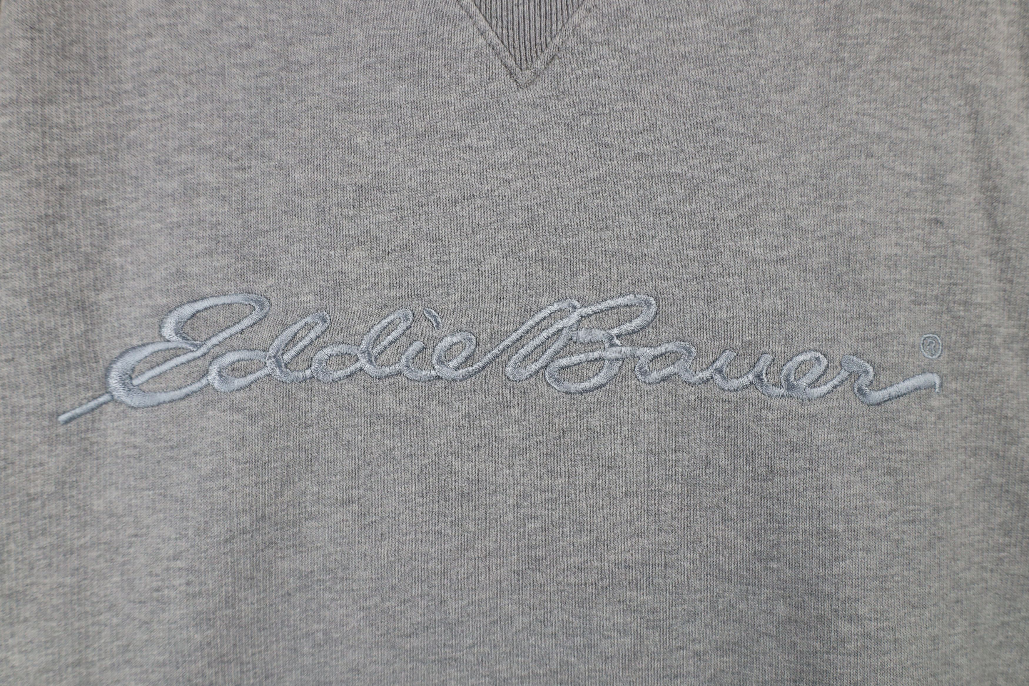 Eddie Bauer × Vintage Vintage 90s Eddie Bauer Reverse Weave Crewneck Sweatshirt Size US L / EU 52-54 / 3 - 4 Thumbnail