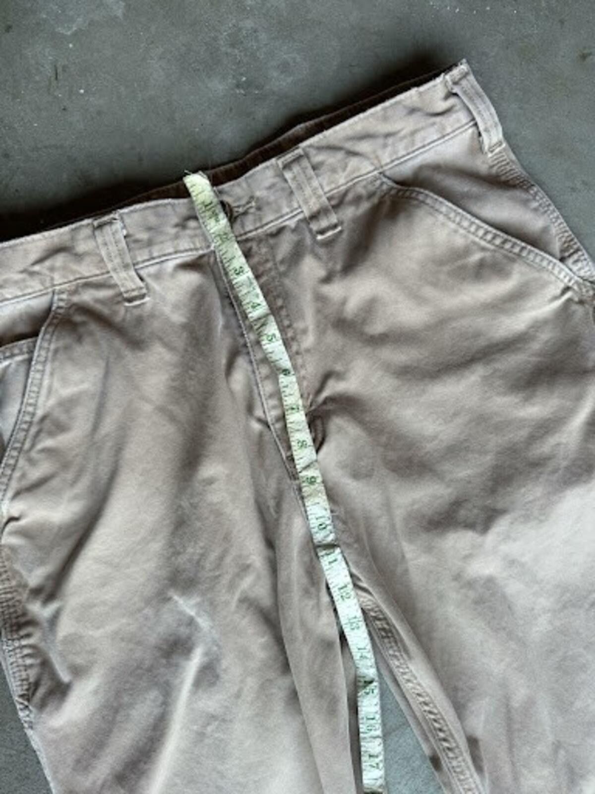Carhartt Carhartt Carpenter Pants Tan Distressed Paint Workwear Size US 34 / EU 50 - 3 Thumbnail