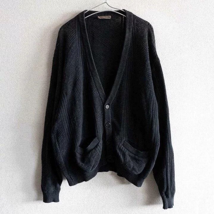 Y's Y's size os 1980s Black Wool Sweater Size US M / EU 48-50 / 2 - 1 Thumbnail