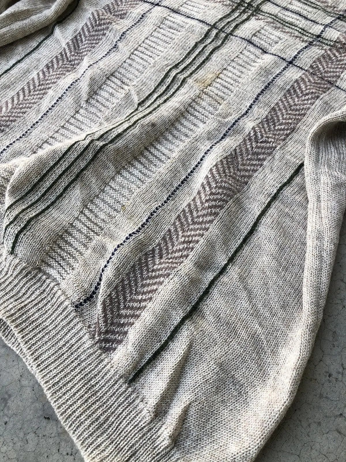 Homespun Knitwear × Japanese Brand Japanese Ex-Club Knitsweater Jumper/Memeri Free style Size US L / EU 52-54 / 3 - 5 Thumbnail