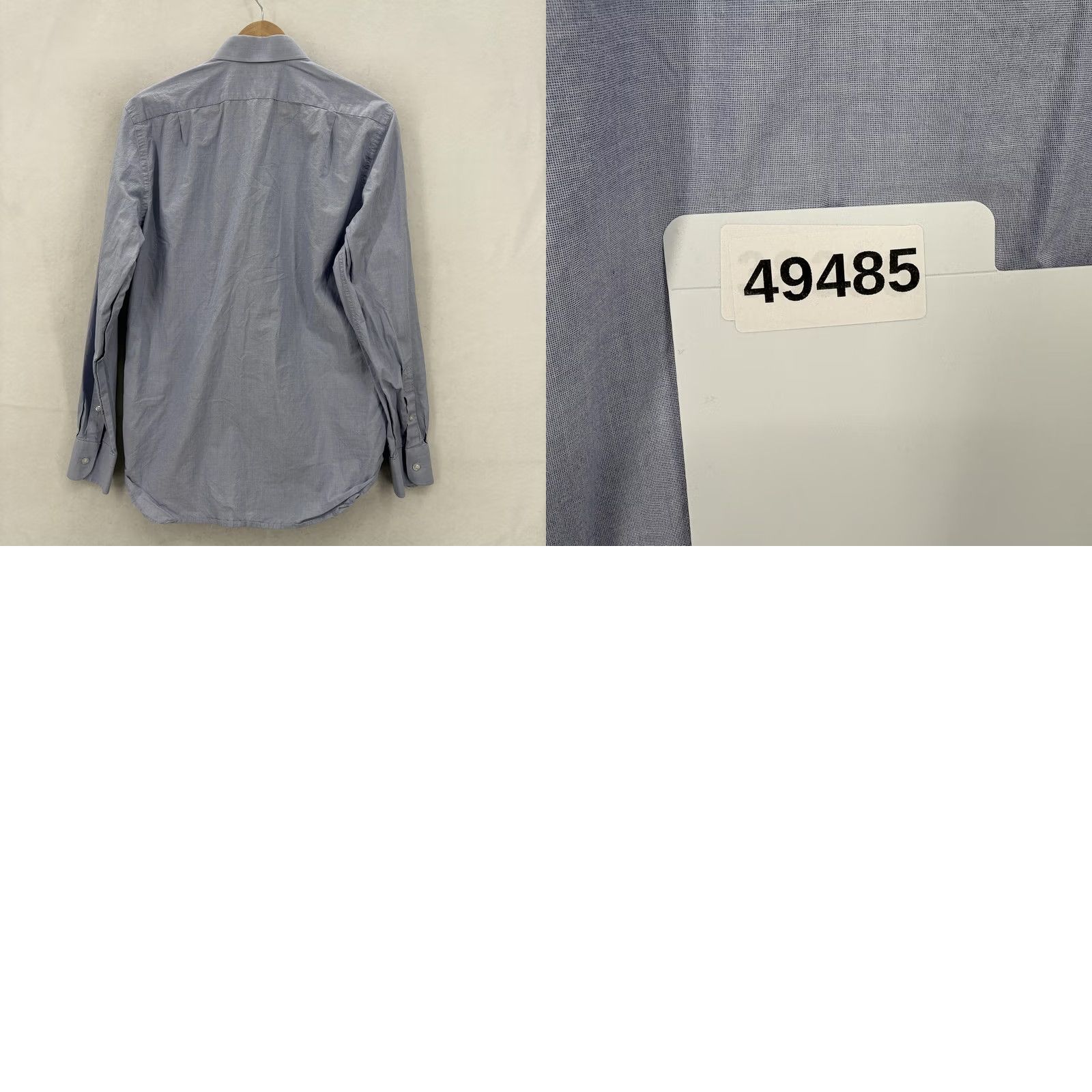 J.Crew J.CREW Ludlow Dress Shirt Mens 15.5 34/35 Blue Slim Check Cotton Shirt Size 42R - 9 Thumbnail