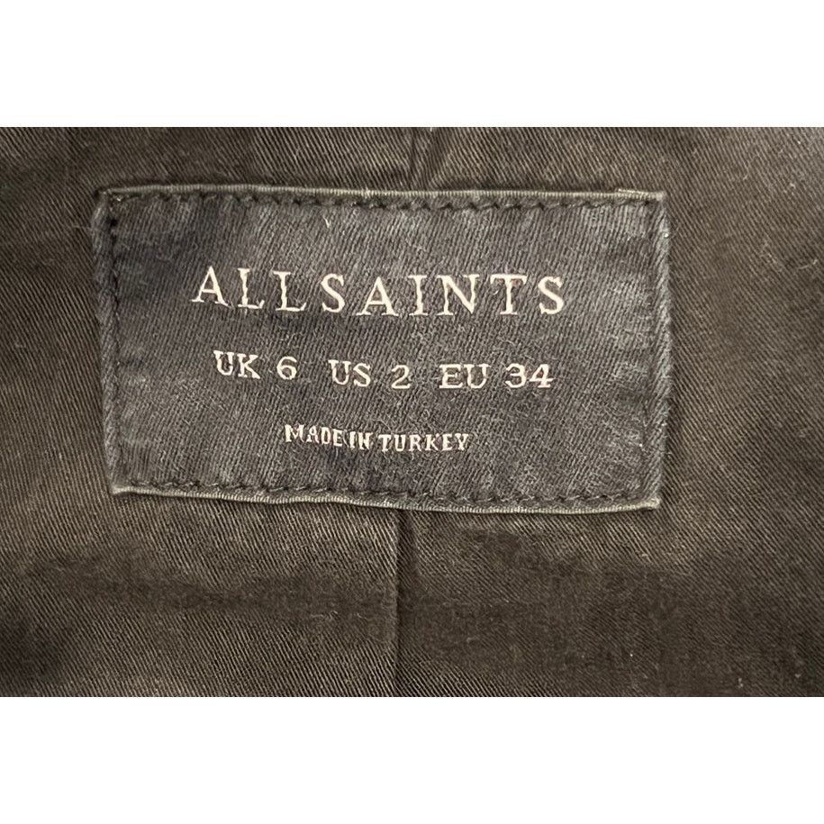 Allsaints AllSaints Balfern Denim Biker Jacket Size US/2 Size XS / US 0-2 / IT 36-38 - 11 Thumbnail