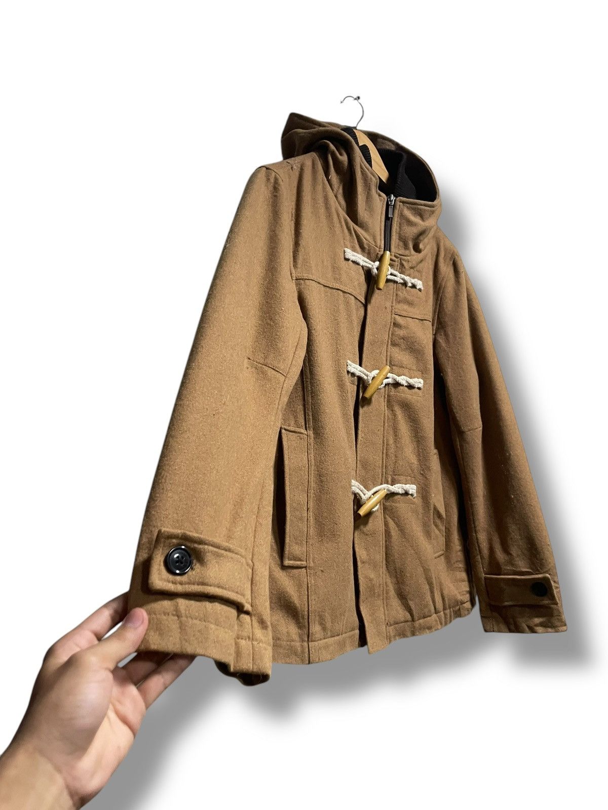 Japanese Brand × Vintage SORRIDERE Brand Duffle Hooded Jacket (76) Size US L / EU 52-54 / 3 - 5 Thumbnail