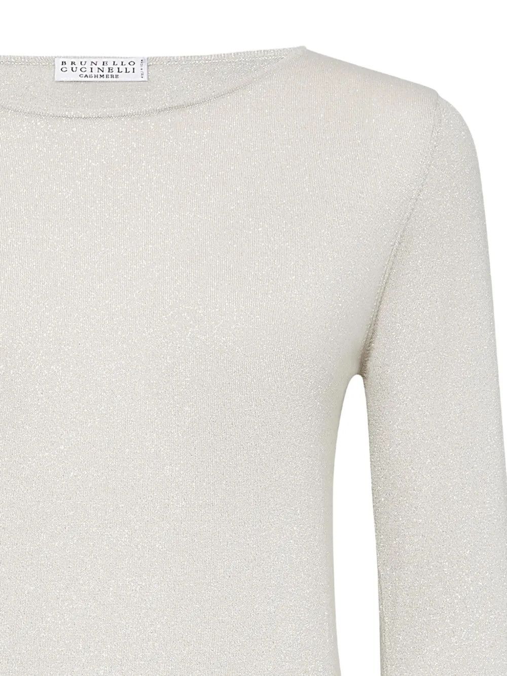 Brunello Cucinelli o1w1db10825 Sweater in Open White Size S / US 4 / IT 40 - 7 Thumbnail