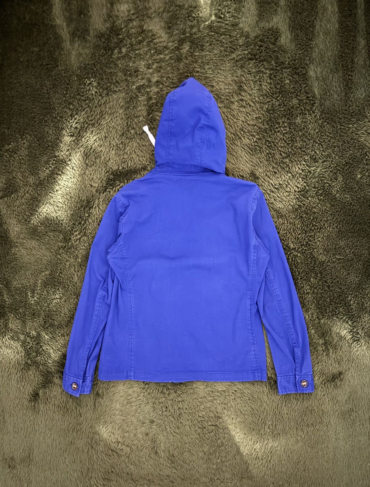 Beams Japan [M] BEAMS Two-Way Hooded Cotton Jacket Blue Size US L / EU 52-54 / 3 - 8 Thumbnail