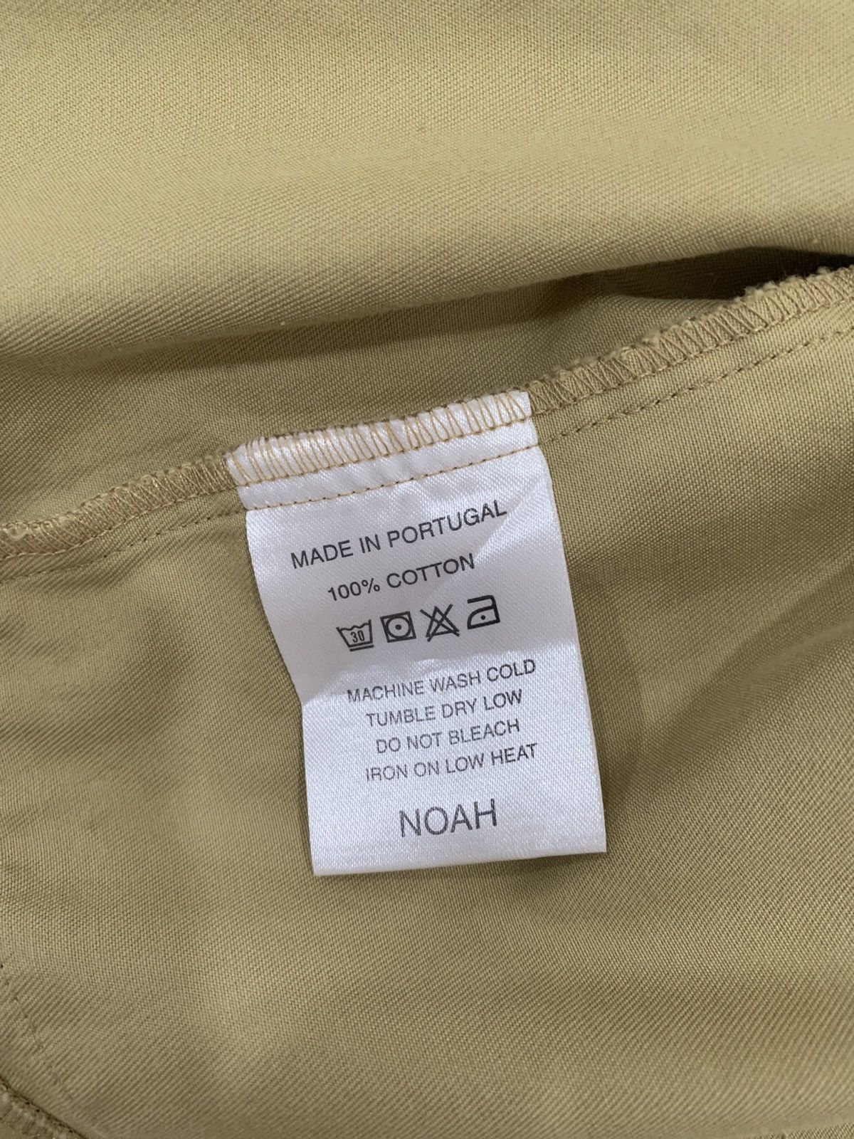 Noah NOAH - Zip Up Shooting Shirt Beige - Small Size US S / EU 44-46 / 1 - 5 Thumbnail