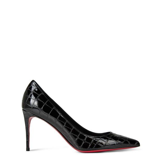 Christian Louboutin Kate 85mm Croc Pumps Size US 9 / IT 39 - 1 Thumbnail