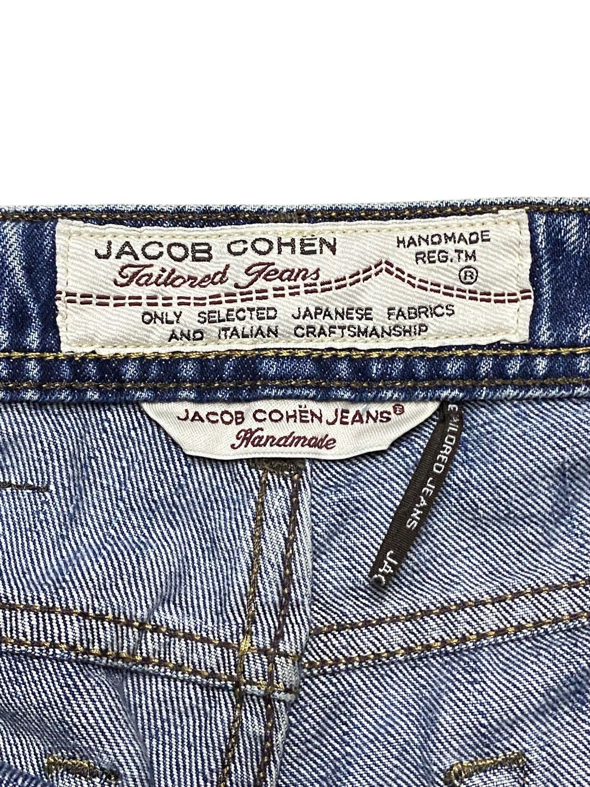 Jacob Cohen Rare Jacob Cohen Limited Edition Black Selvedge Denim Jeans Size US 33 - 13 Thumbnail