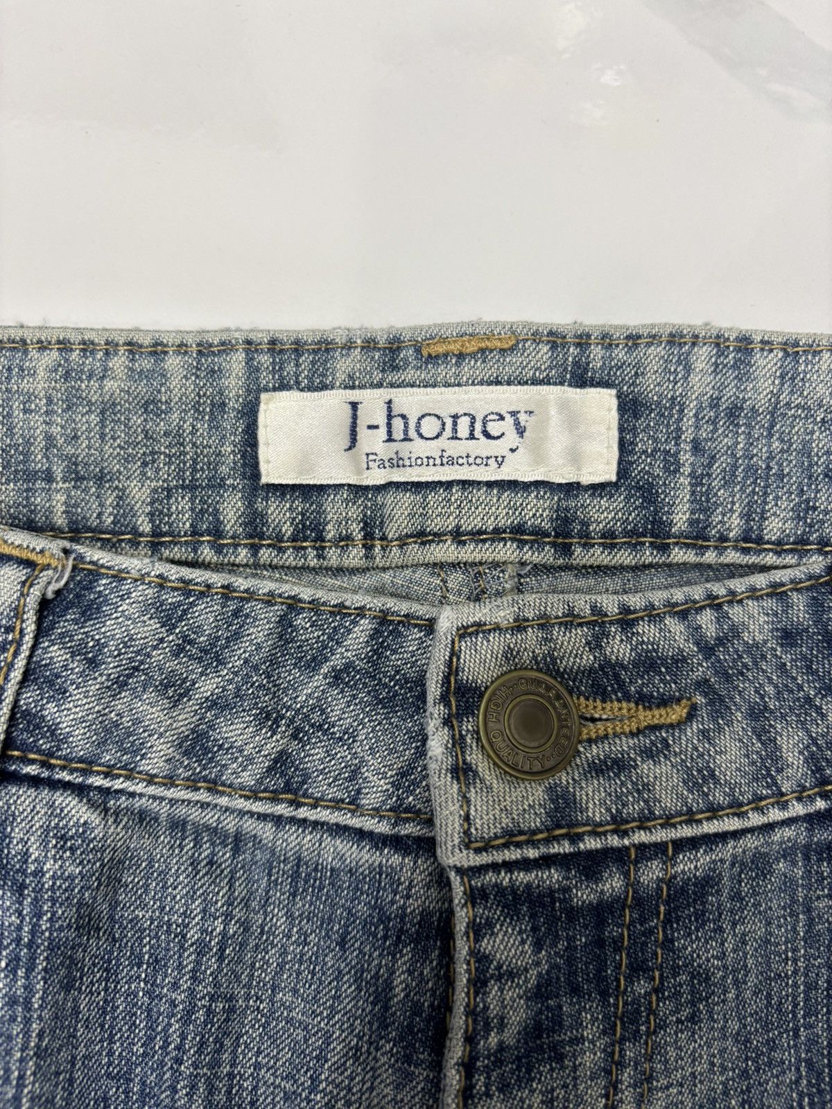 If Six Was Nine × Japanese Brand Vintage Flare Jeans Japanese J-Honey Faded Distress Jean Size 28" / US 6 / IT 42 - 9 Thumbnail