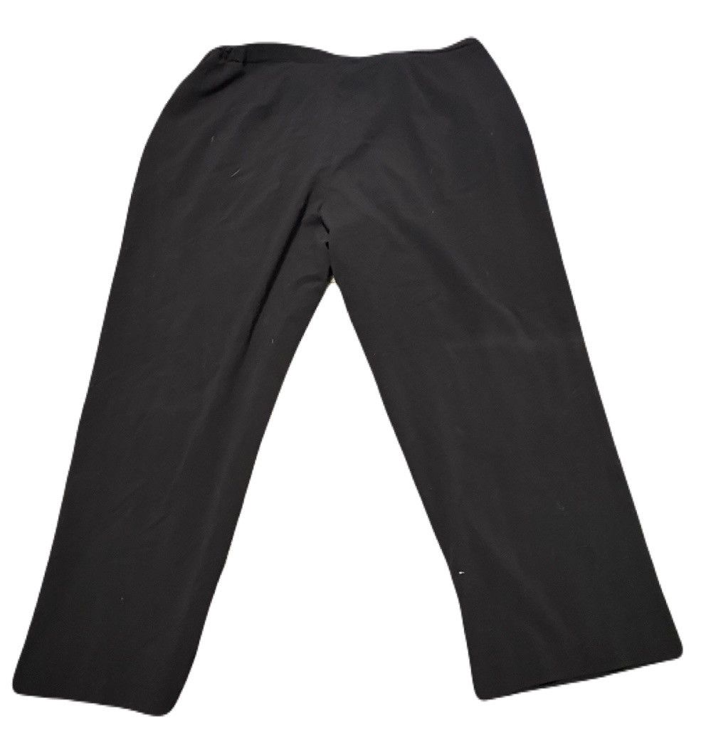 Other (Just My Size - JMS) Black Wide Leg Pants: Size 22W Size 42" / US 20 - 2 Thumbnail
