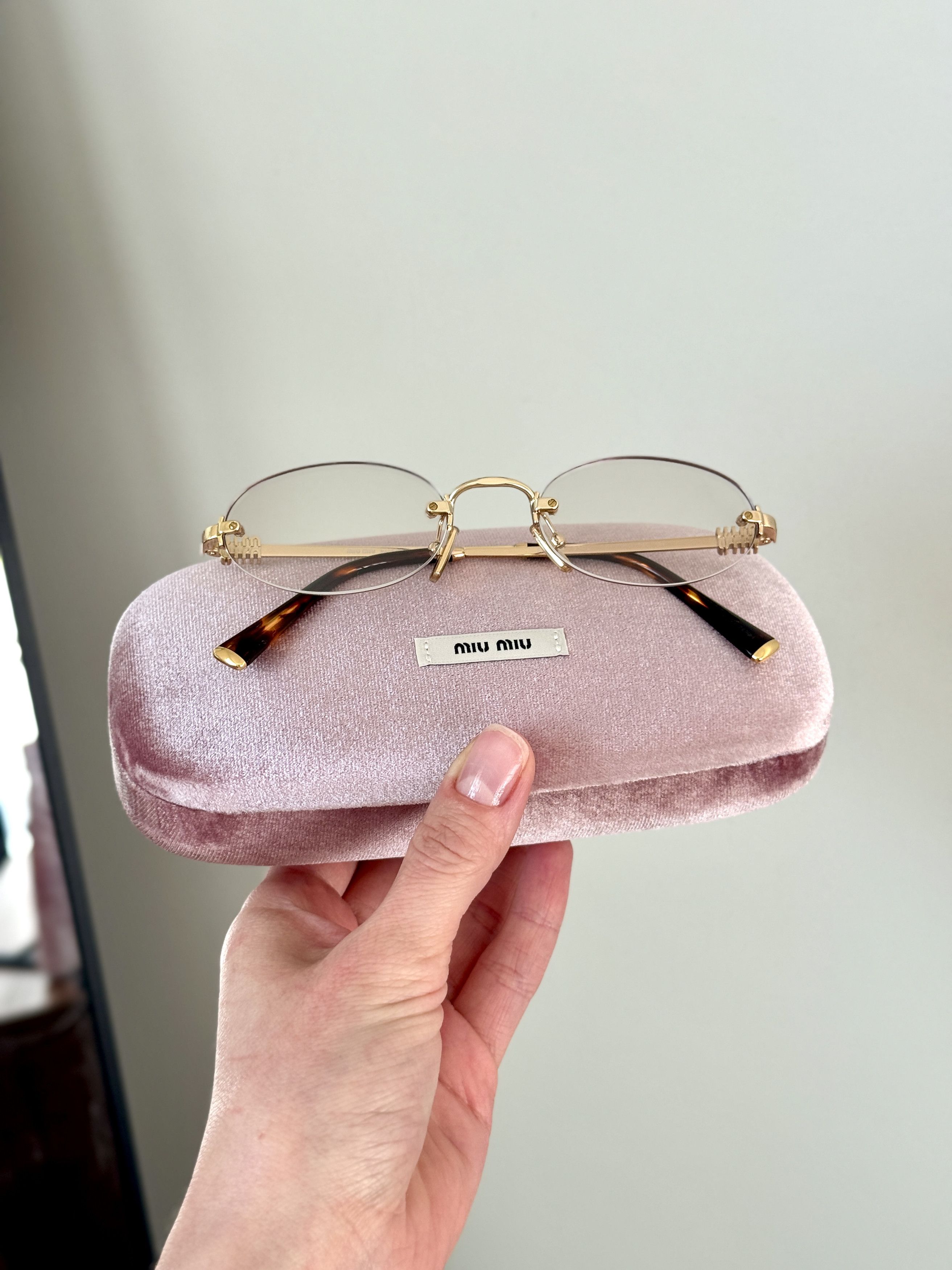 Miu Miu Miu Miu Women Eyeglasses Rimless MUA54S 5AK08N NEW AUTHENTIC Size ONE SIZE - 2 Thumbnail