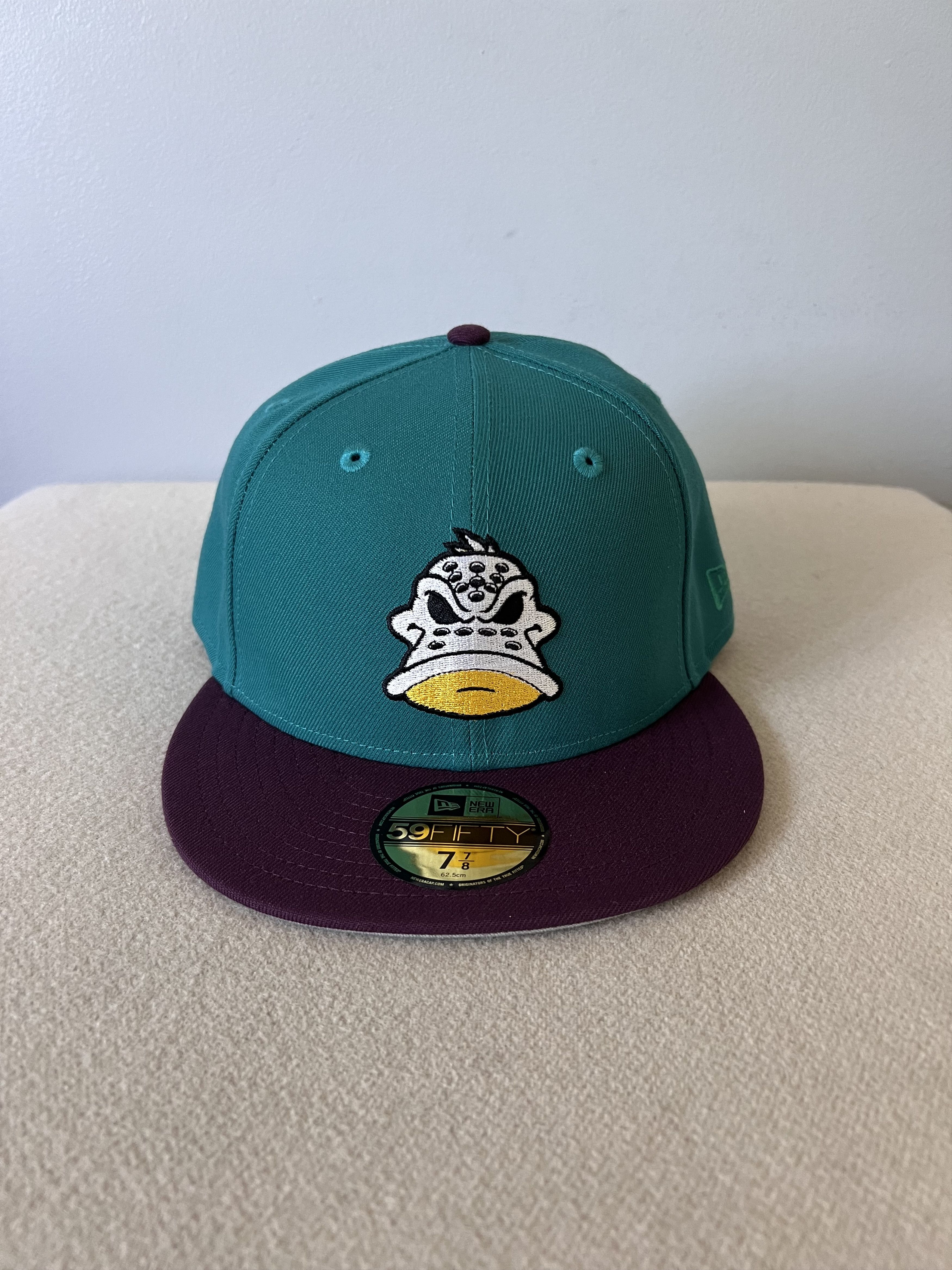 Hat Club 7 7/8 Hat Club New Era 59FIFTY Anaheim Ducks Mascot Hat Size ONE SIZE - 1 Thumbnail