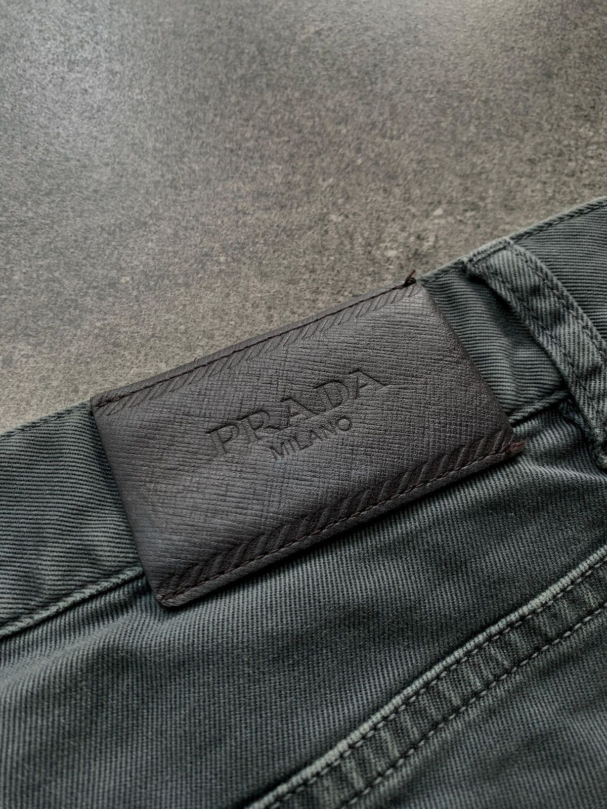 Prada FREE TAX! Faded Slim Cut Denim Jeans Size US 31 - 10 Thumbnail