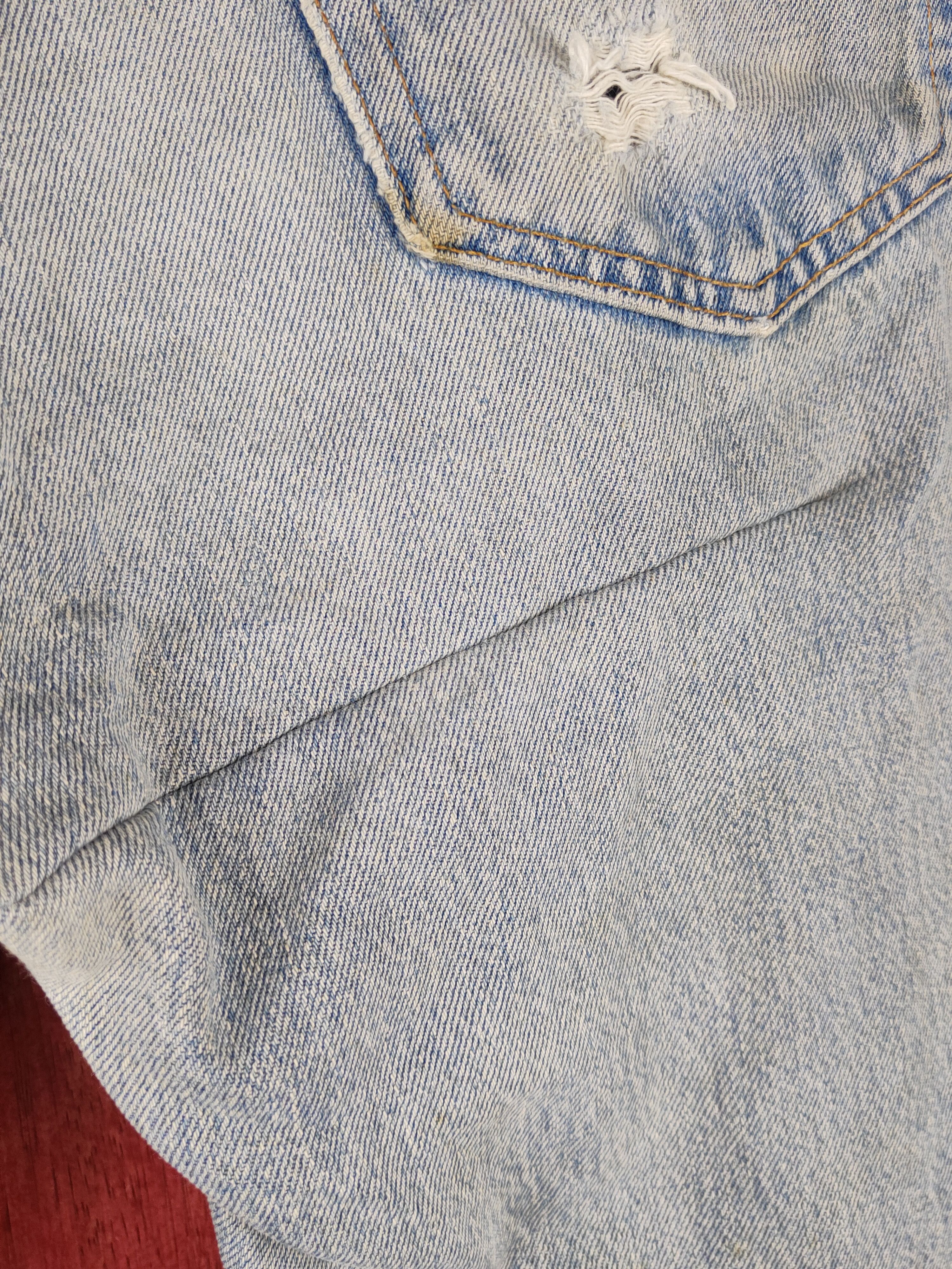 Levi's DL 501 Levi's vintage Faded ripped distressed Denim #S1510 Size US 34 / EU 50 - 14 Thumbnail