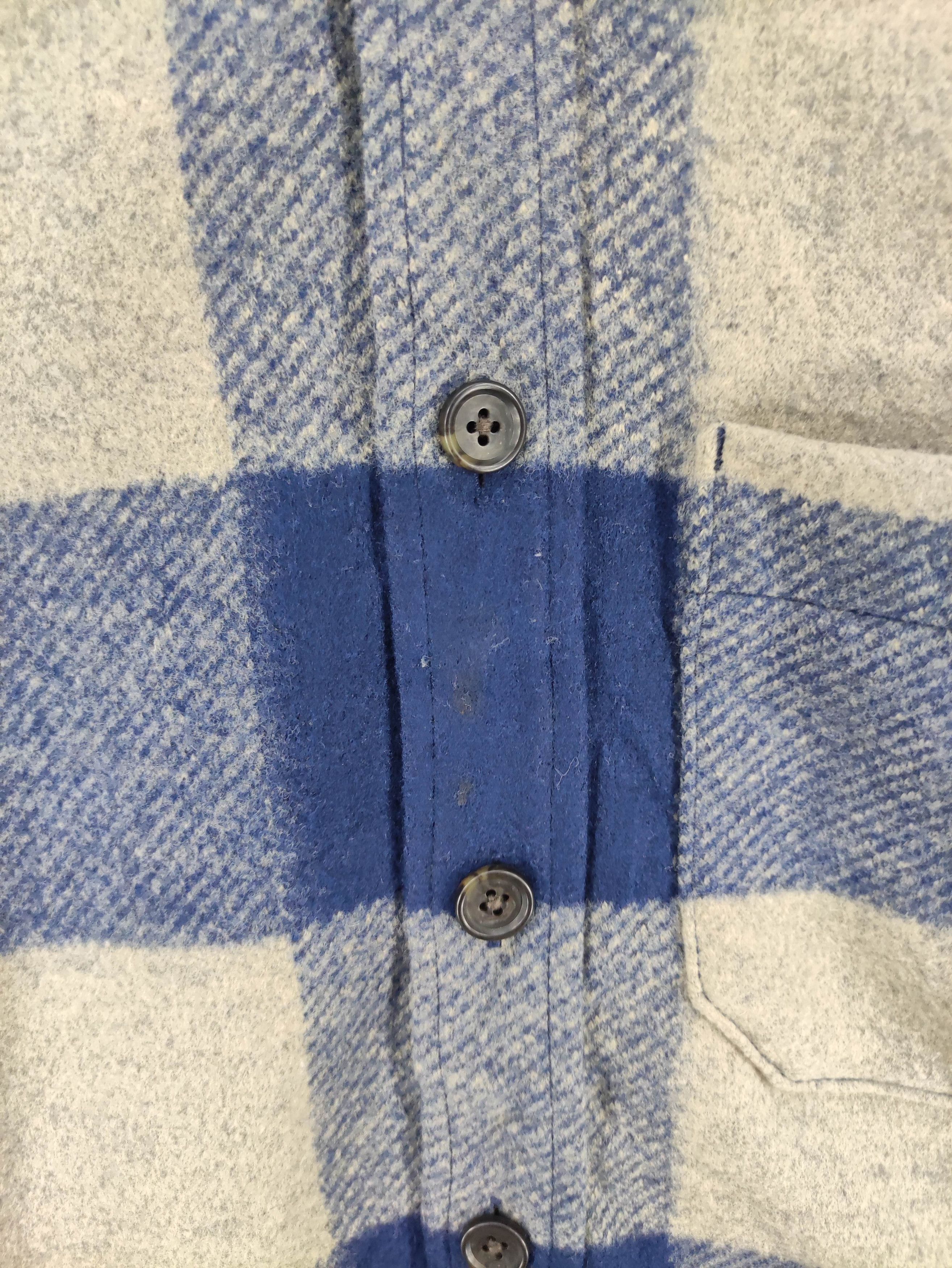 Uniqlo Uniqlo Wool Shirt Jacket Button Up Shadow Plaid Size US M / EU 48-50 / 2 - 2 Thumbnail