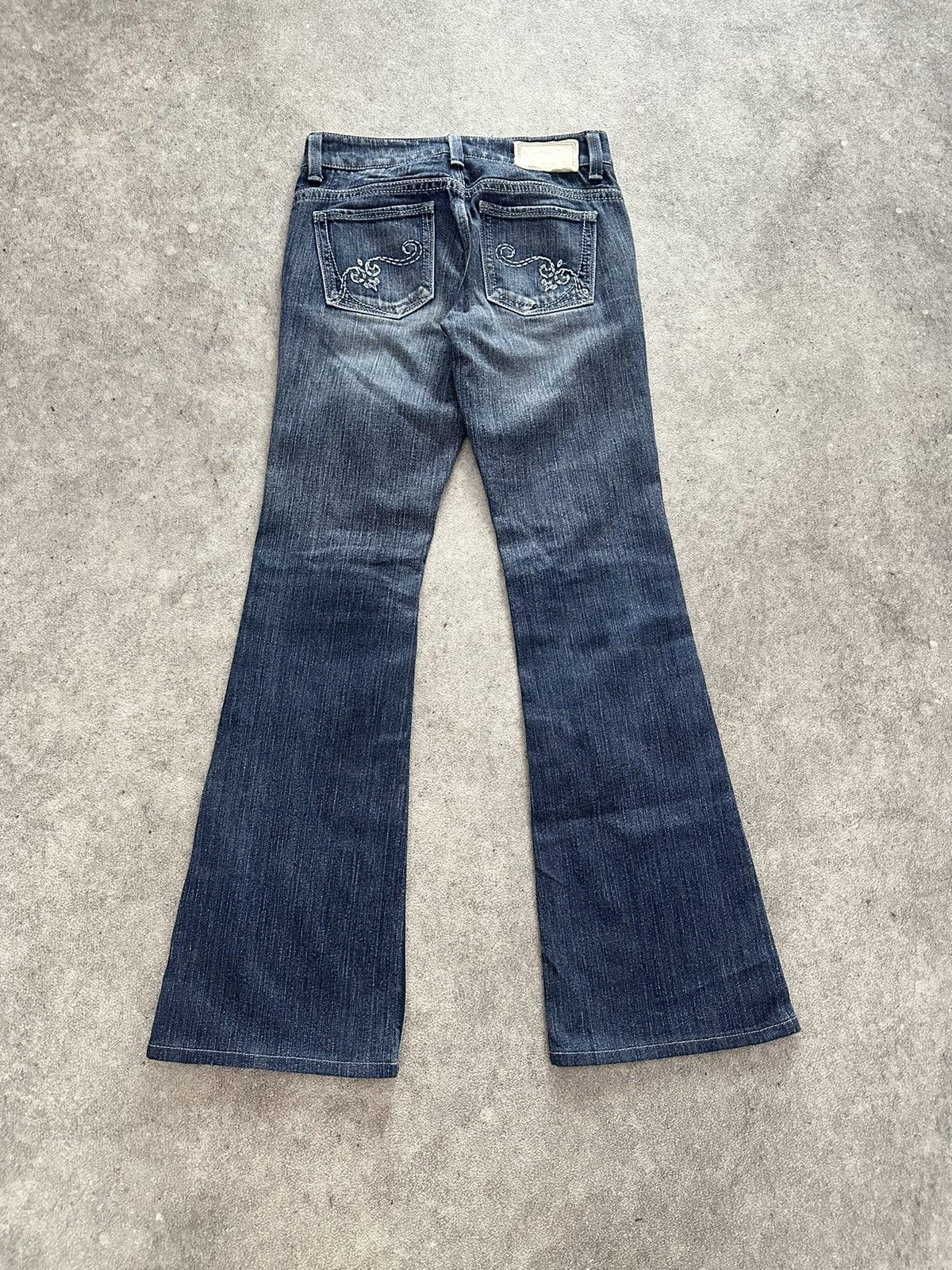 Tornado Mart 2000s Japanese Brappers Flared Washed Denim Jeans Lgb Size US 26 / EU 42 - 5 Thumbnail