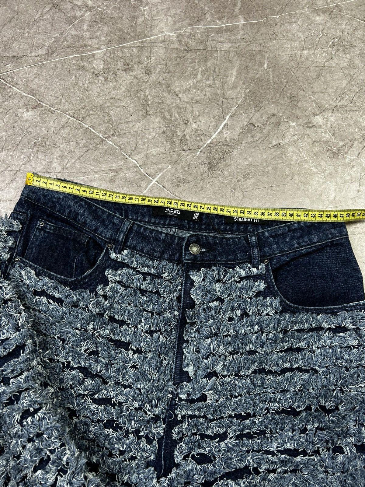 Jaded London Jaded London Shredded Denim Jeans Size US 36 / EU 52 - 12 Thumbnail