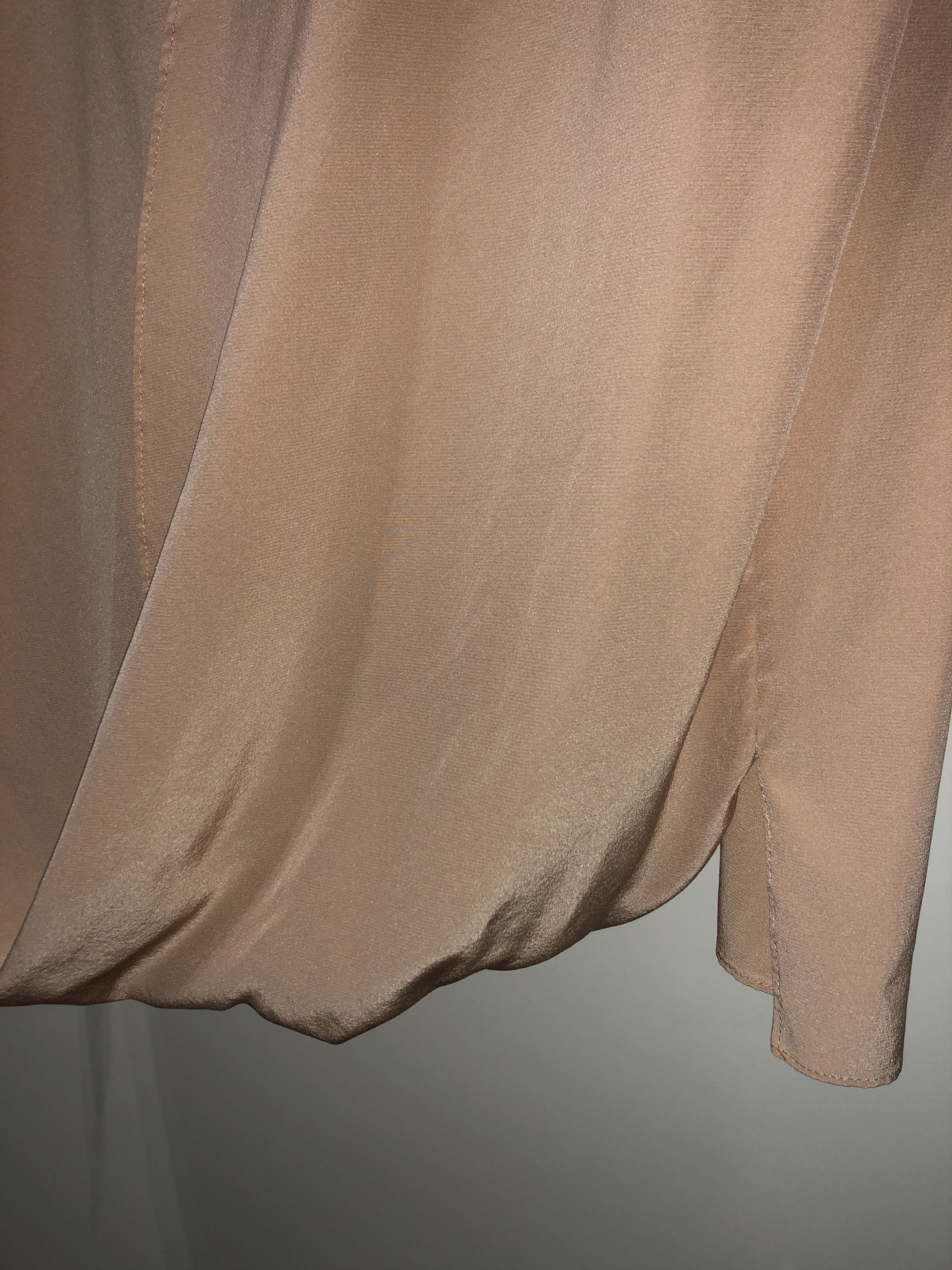 Hussein Chalayan Apricot silk Overlapped Dress Size M / US 6-8 / IT 42-44 - 12 Thumbnail