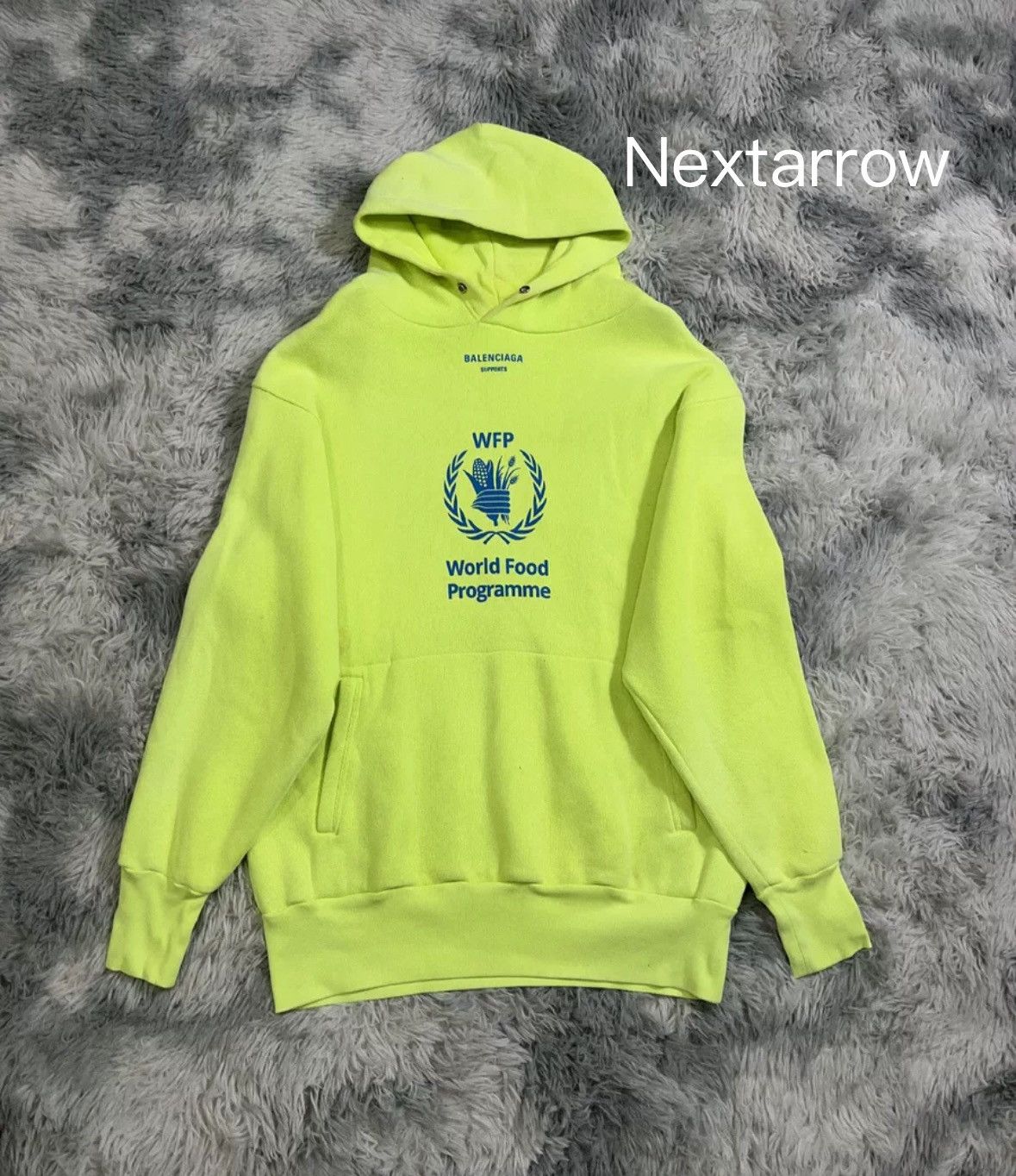 Balenciaga wfp spirit food co branded hoodie 2410-Nextarrow