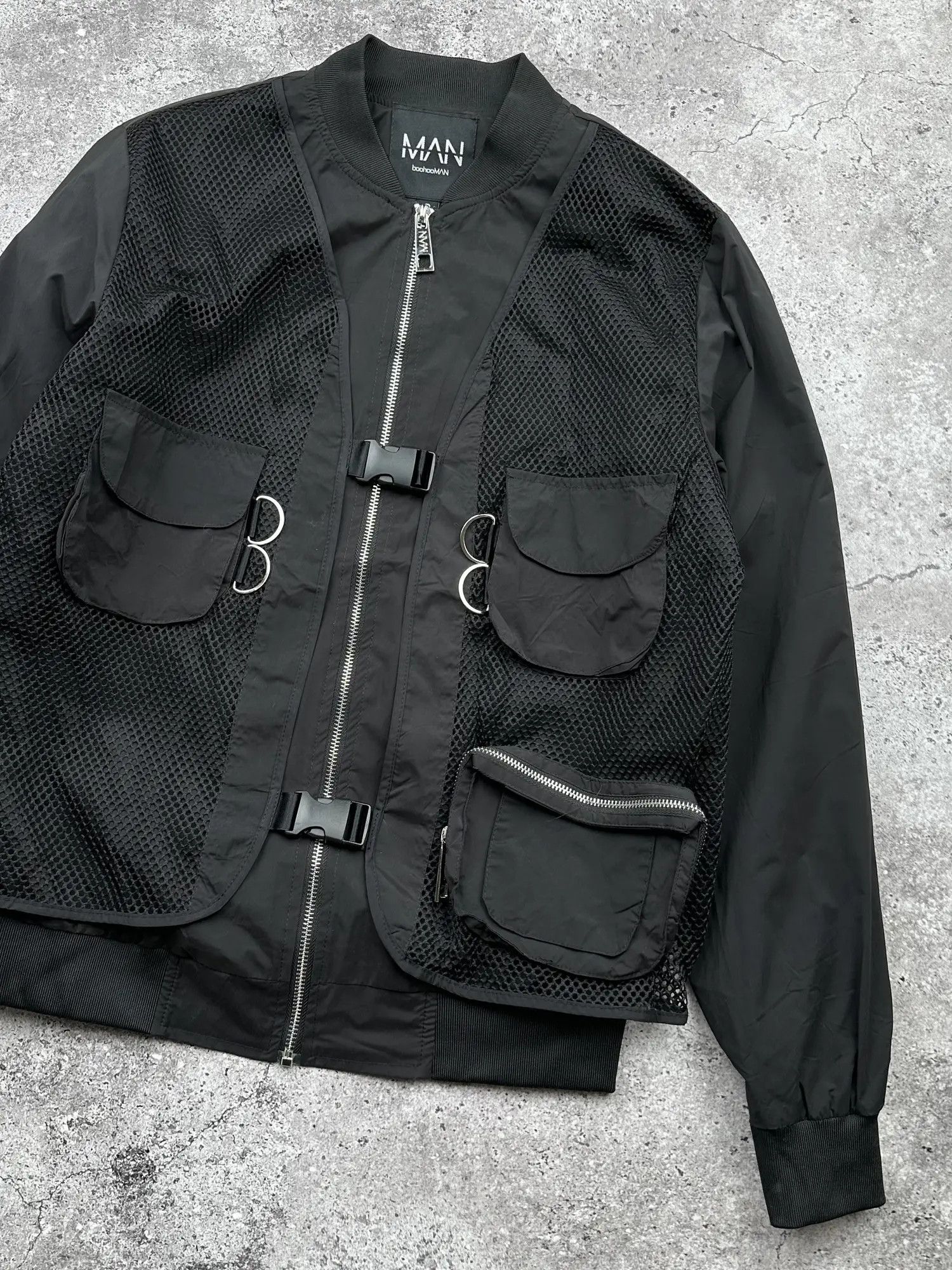 Japanese Brand Multi-Pocket Bomber Jacket C362(V109) Size US S / EU 44-46 / 1 - 3 Thumbnail