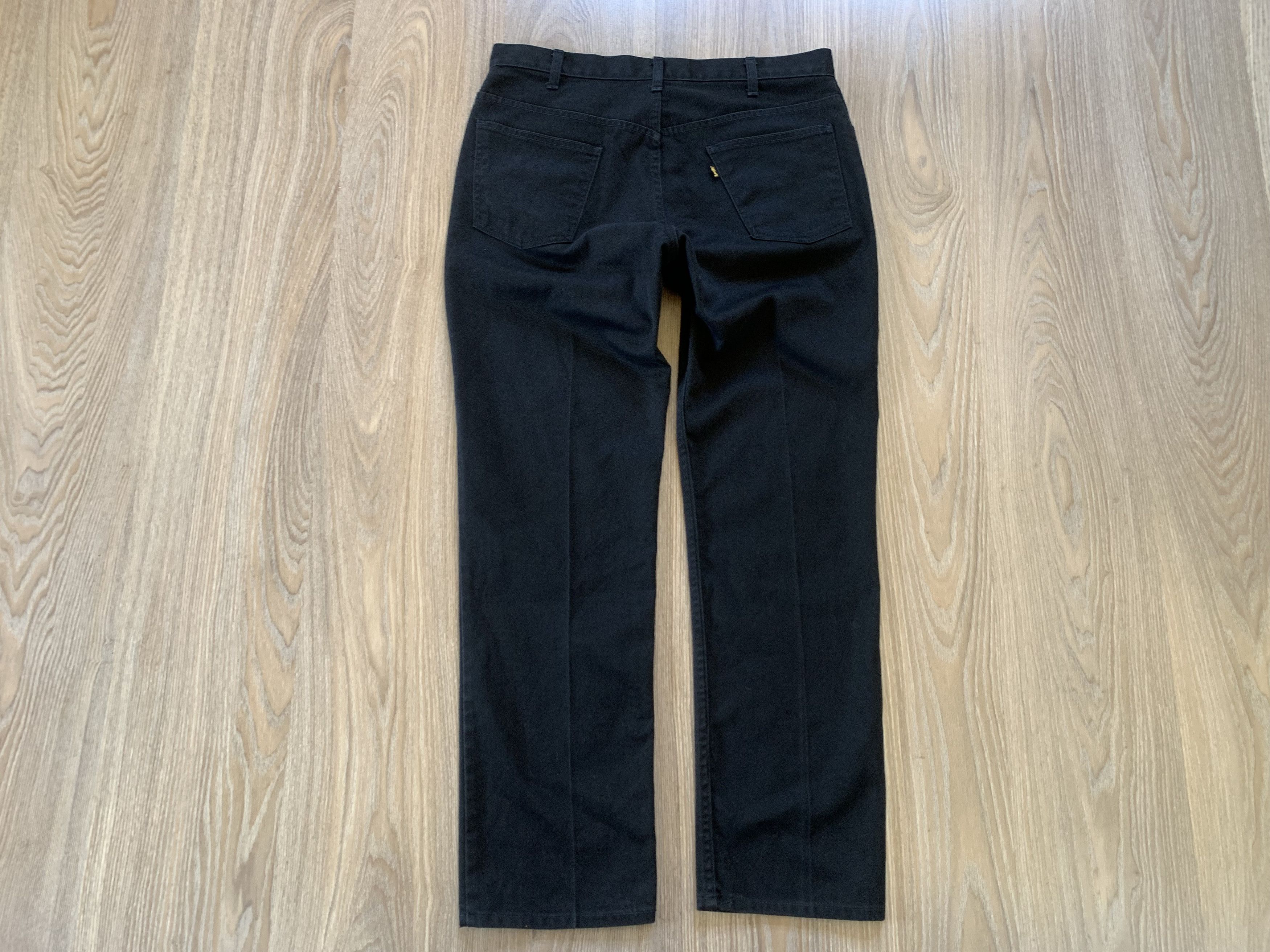 Levi's Rare Mens Levi's 518 Sta Prest Black Tab Jeans Size US 34 / EU 50 - 3 Thumbnail