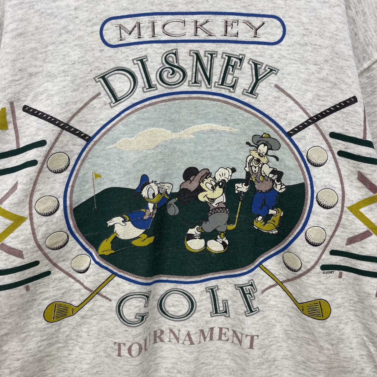 Mickey Mouse 💥Vintage 90s Mickey Mouse Disney Golf Tournament Crewneck Size US M / EU 48-50 / 2 - 12 Thumbnail