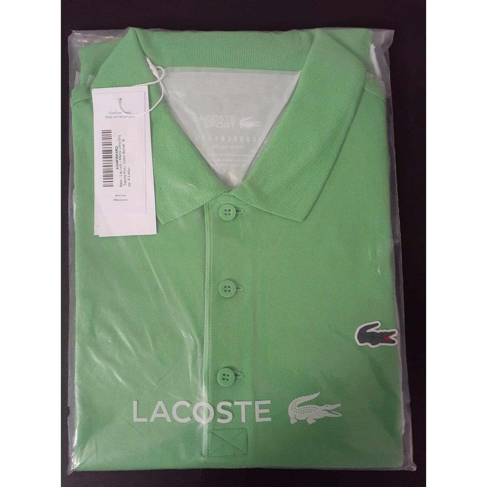 Lacoste Lacoste Men's Short Sleeve Regular Fit Tennis Polo Sorrel XL Size US XL / EU 56 / 4 - 2 Thumbnail