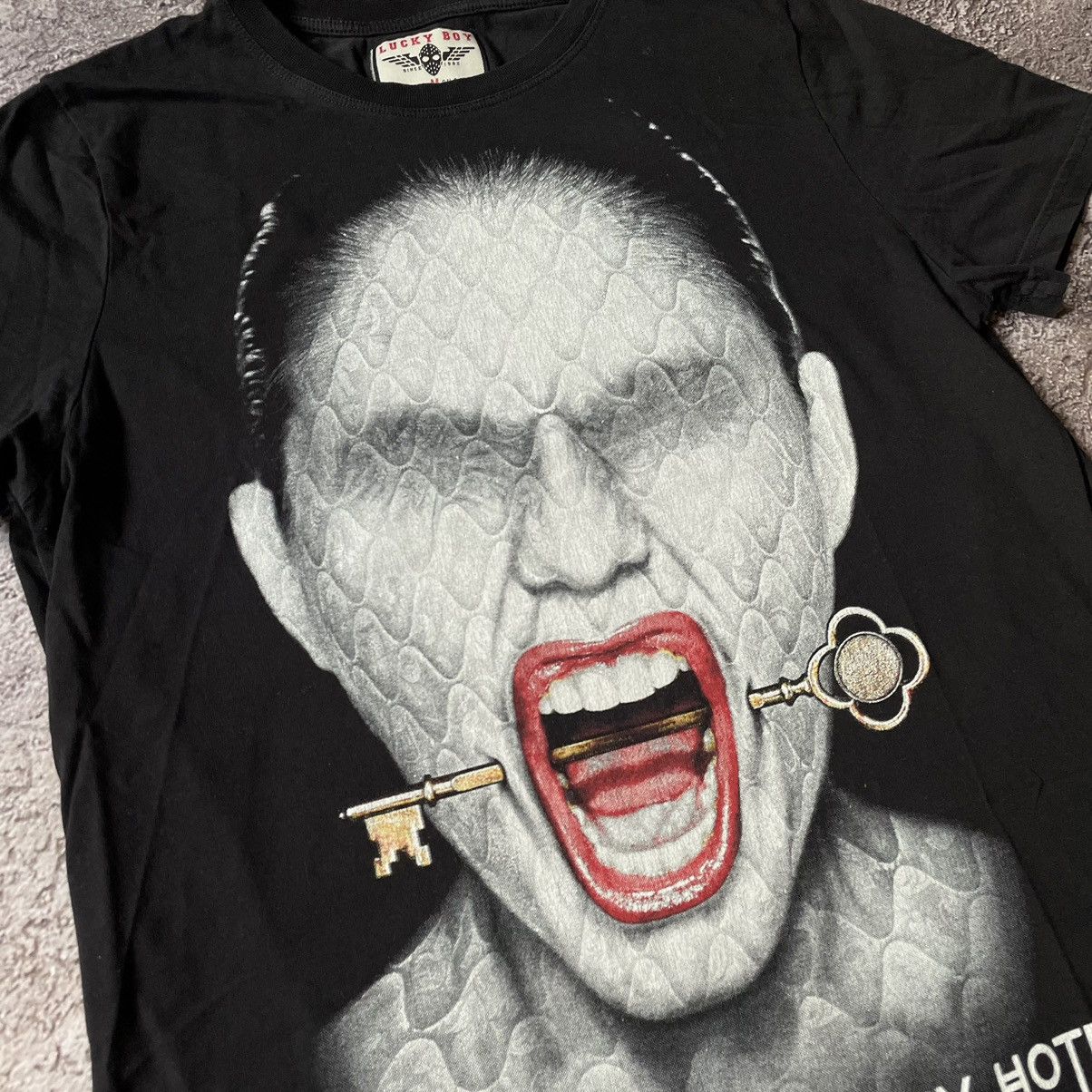 Band Tees Vintage Y2K ANERICAN HORROR FACE CREEPY ABSTRACT M Size US M / EU 48-50 / 2 - 6 Thumbnail
