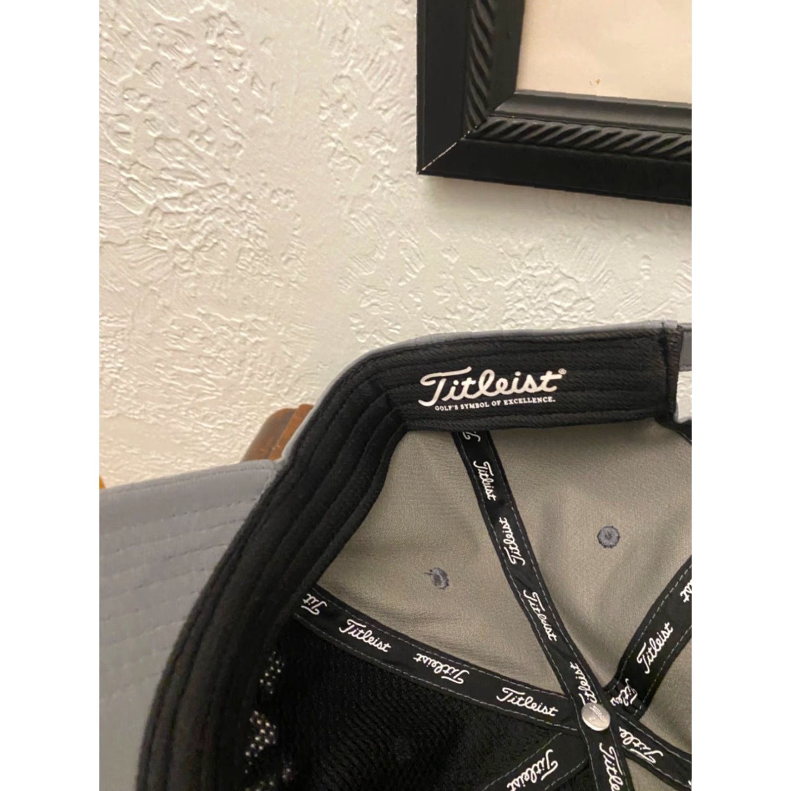 Titleist Titleist FJ Foot Joy Pro V1 Golf Hat Cap - Gray Adjustable Strapback Baseball Cap, Unisex Adults, Lightweight Sports Logo Shirt? Size ONE SIZE - 5 Thumbnail