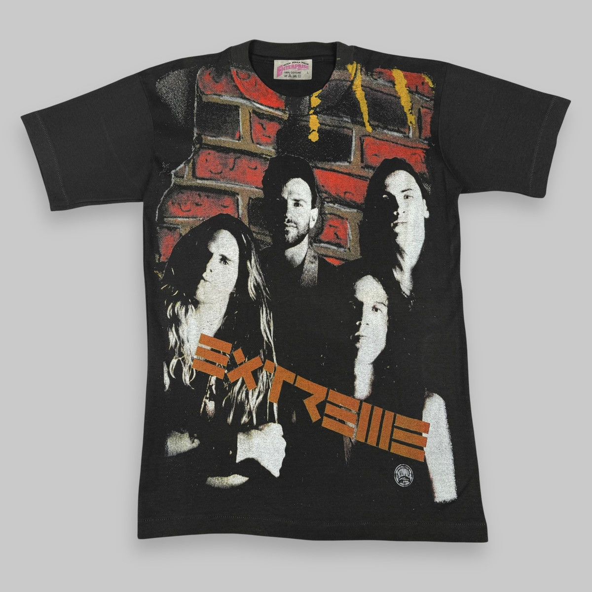 Band Tees Vintage 90s Extreme Enterprise Euro All Over T Shirt Size US L / EU 52-54 / 3 - 1 Thumbnail