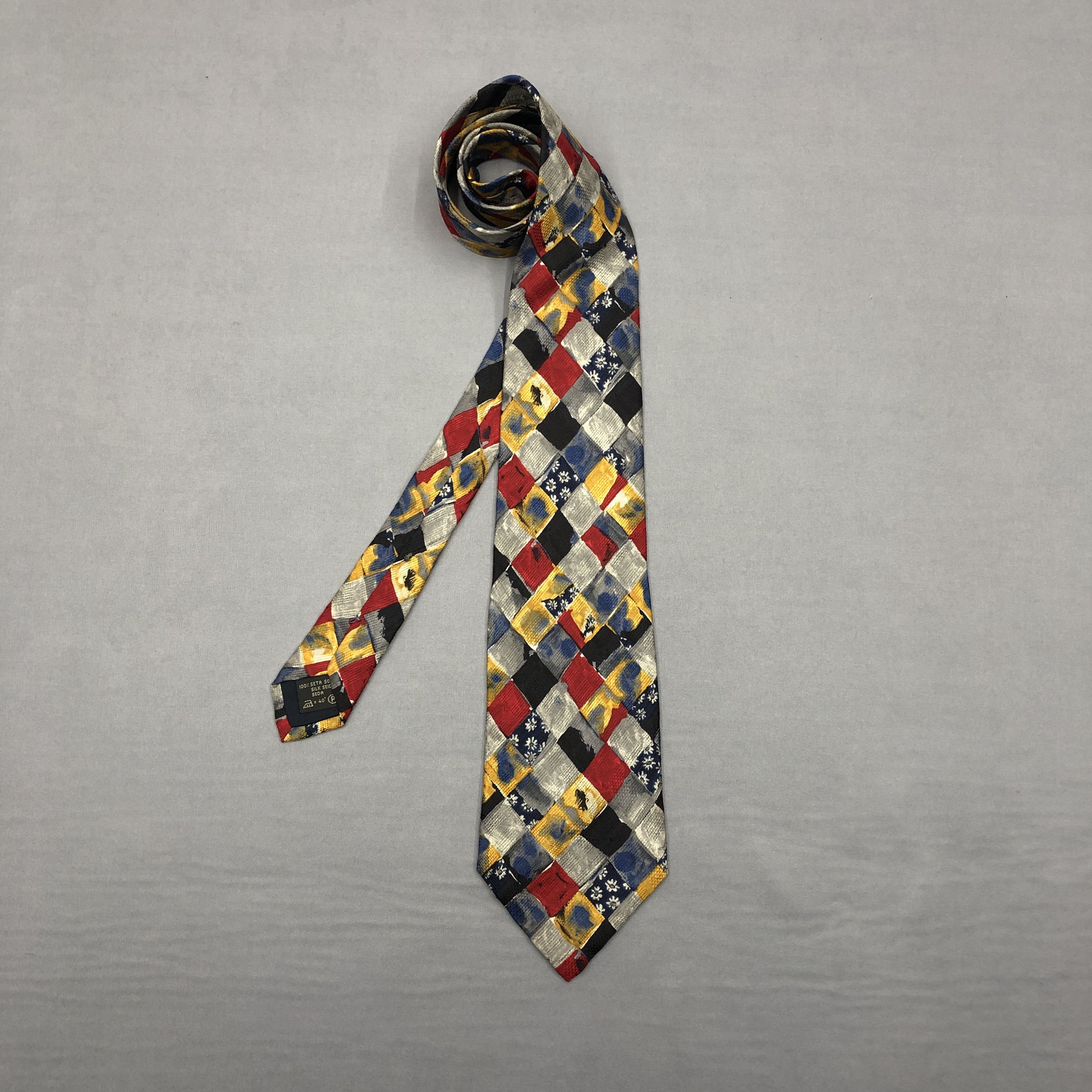 Ermenegildo Zegna Vintage Ermenegildo Zegna SILK Necktie Cravate Artworks Size ONE SIZE - 1 Thumbnail