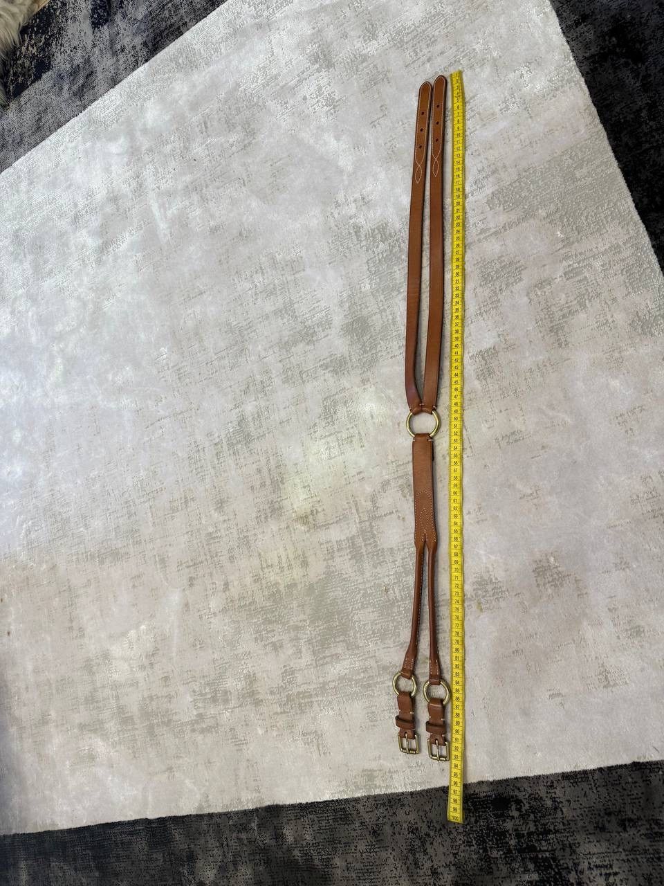 Lauren Ralph Lauren Ralph Lauren Genuine Leather Brown Double buckle rodeo Belt Size ONE SIZE - 9 Thumbnail