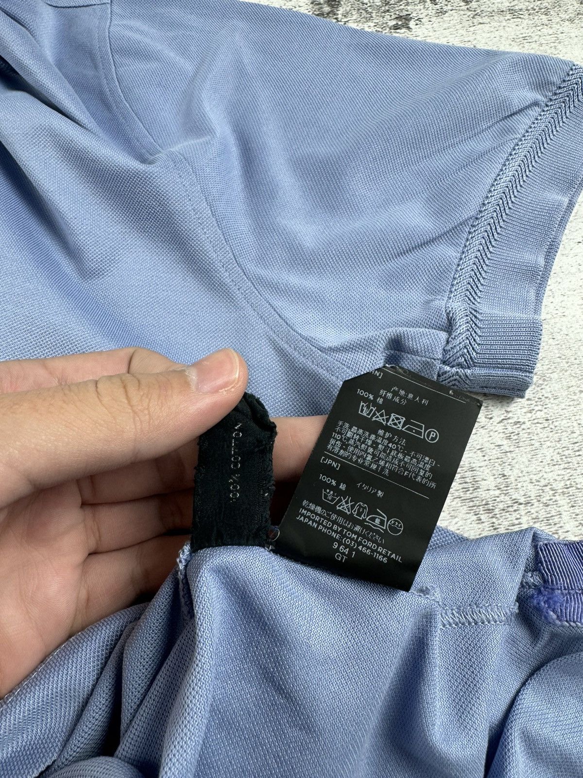 Tom Ford Tom Ford Made in Italy Vintage Cotton Basic T-Shirt Tee Polo Size US XL / EU 56 / 4 - 12 Thumbnail
