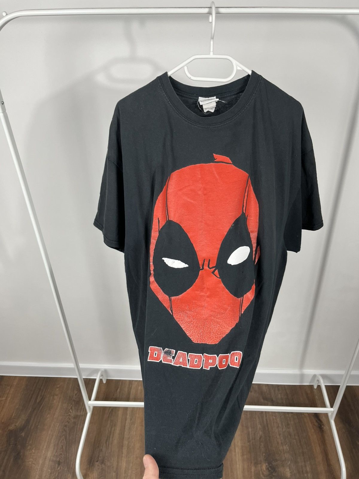 Gildan Marvel Deadpool Big Face Graphic T Shirt Black 2XL Size US XXL / EU 58 / 5 - 4 Thumbnail