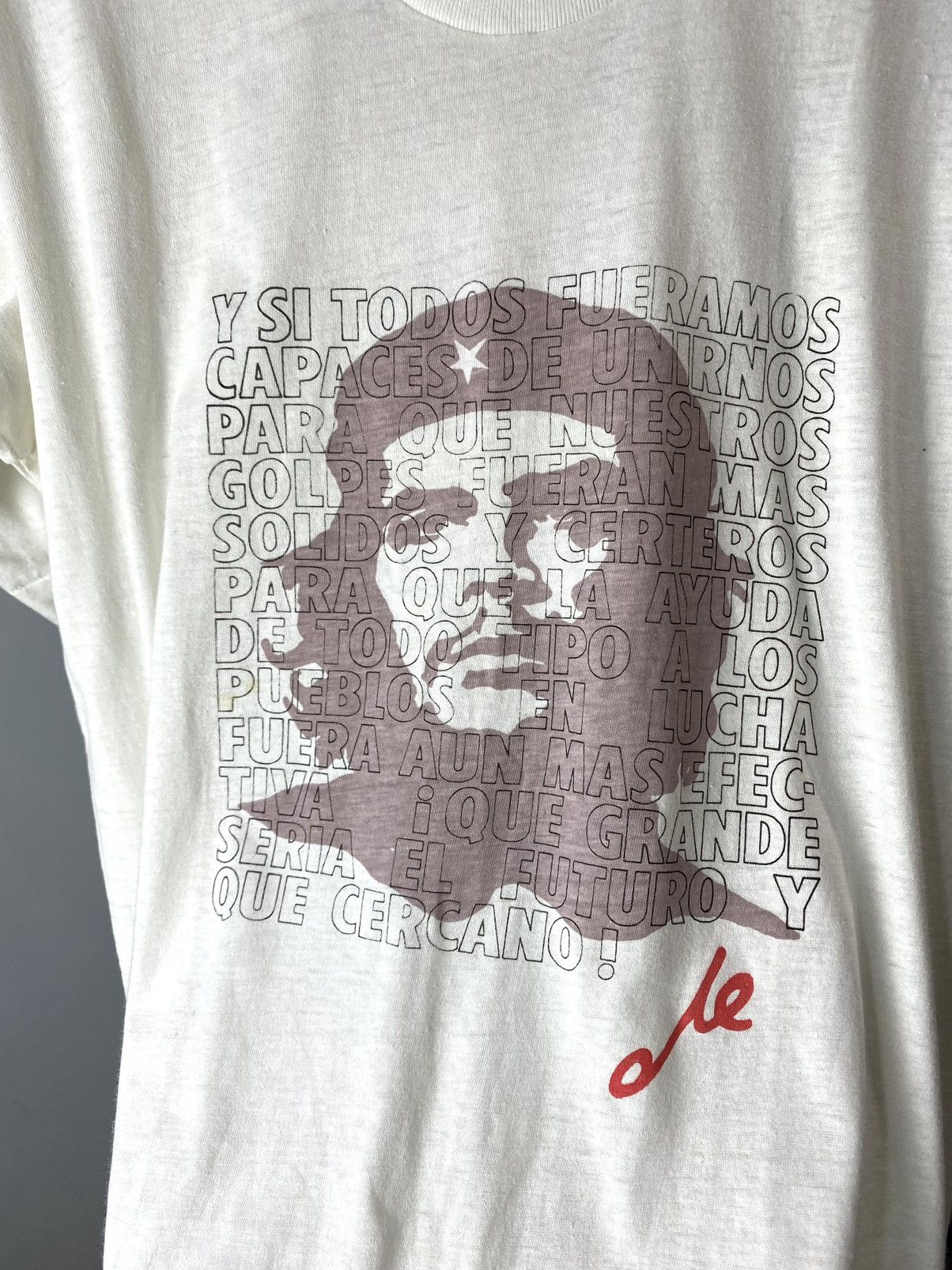 Band Tees 💥Rare! 80’s Che Guevara Archive T Shirt Cuba Revolution Size US M / EU 48-50 / 2 - 4 Thumbnail