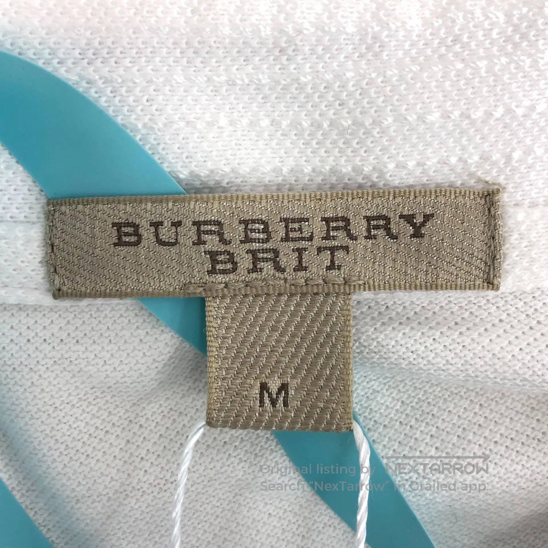 Burberry Burberry White warrior knight embroidered cotton collar lo Size US M / EU 48-50 / 2 - 5 Thumbnail