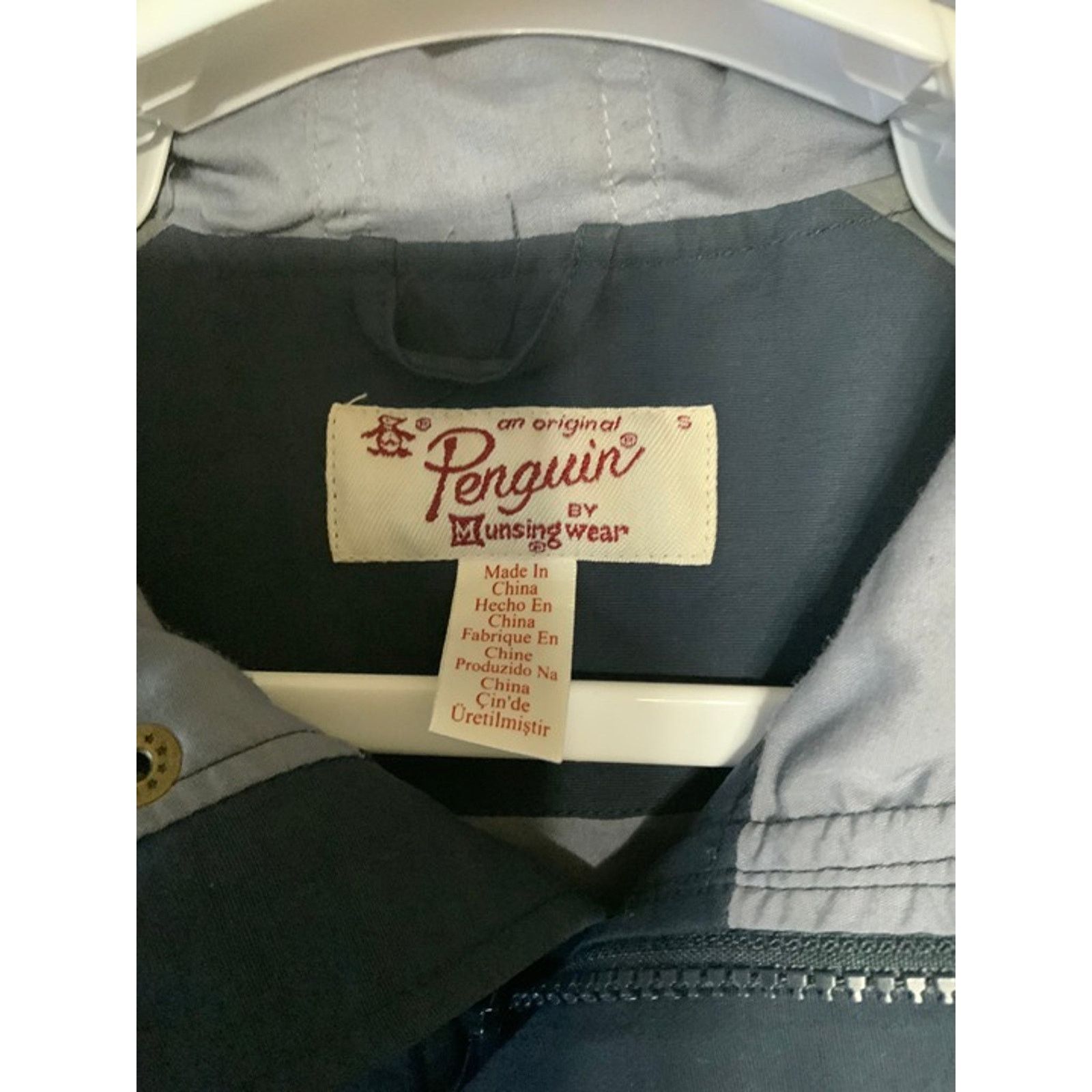 Original Penguin Original Penguin by Munsing Wear - Rain Coat with Hood USED Size US S / EU 44-46 / 1 - 6 Thumbnail