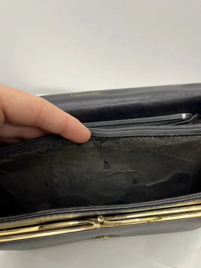 Christian Dior Monsieur Christian Dior Monogram Leather Bag Size ONE SIZE - 11 Thumbnail