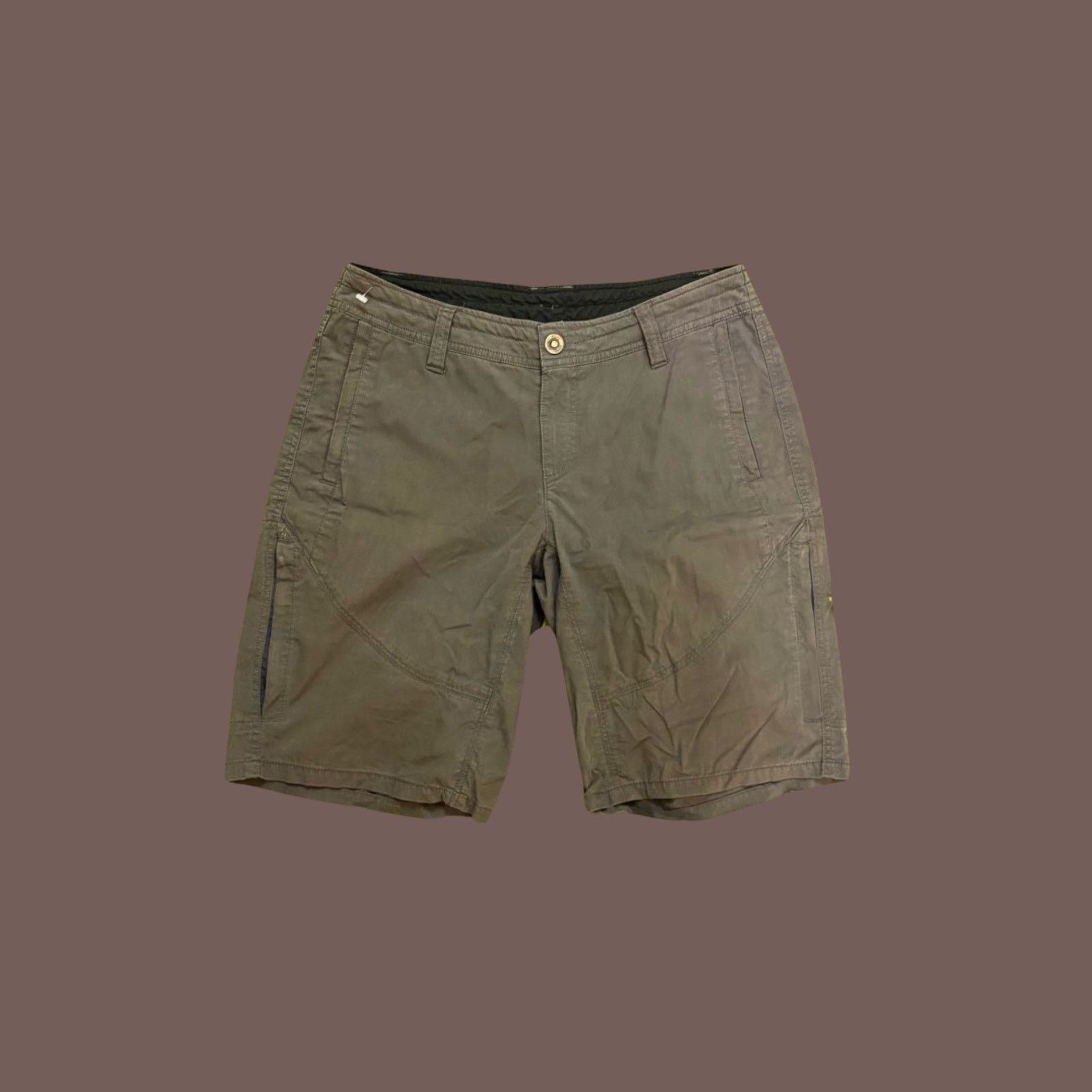 Kuhl KÜHL Tech Shorts | Brown Utility Fit | Gorpcore Trailwear Size US 32 / EU 48 - 1 Thumbnail