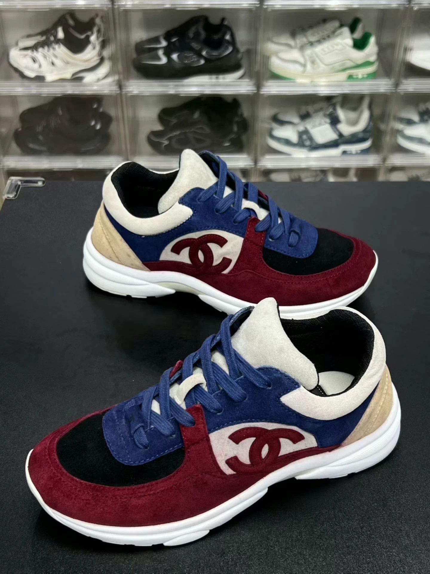 Chanel CHANEL running shoes, dark red Size US 6 / IT 36 - 5 Thumbnail