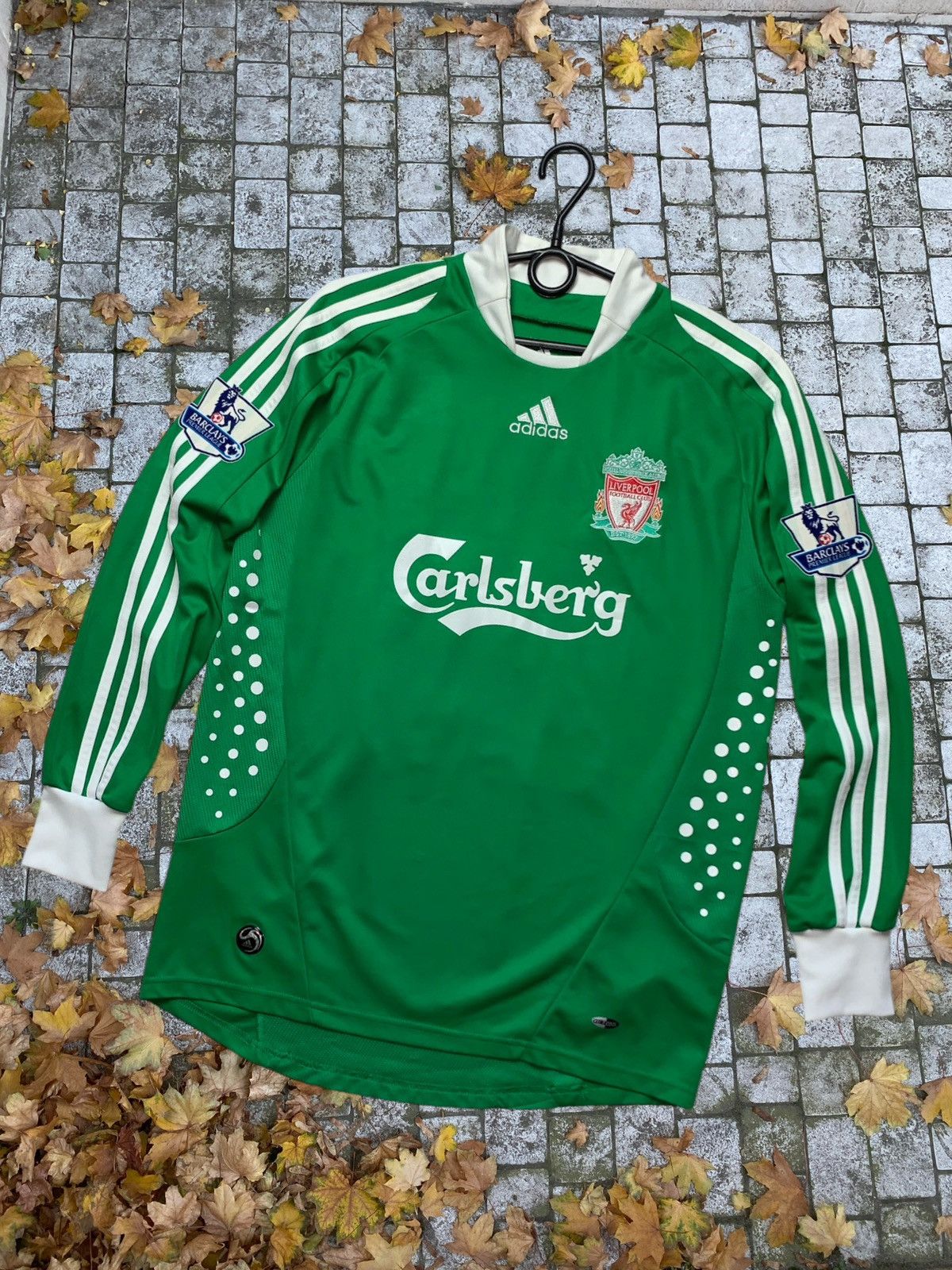 image of Liverpool Goalkeeper Reina 25 Adidas in Green, Men's (Size Small)