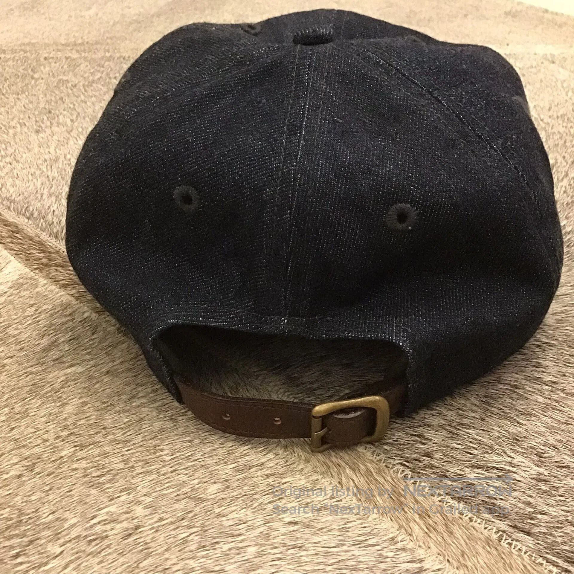 RRL Ralph Lauren RRL Denim Cap with Adjustable Strap. Size ONE SIZE - 3 Thumbnail
