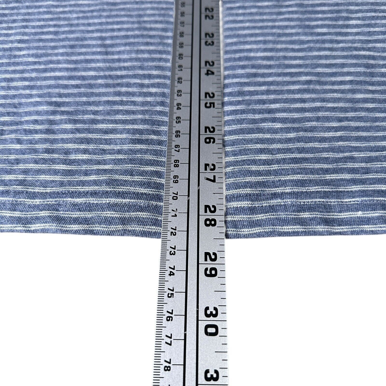 Faherty Faherty Indigo Salt Wash Polo Shirt Men’s Medium Blue White Size US M / EU 48-50 / 2 - 9 Thumbnail