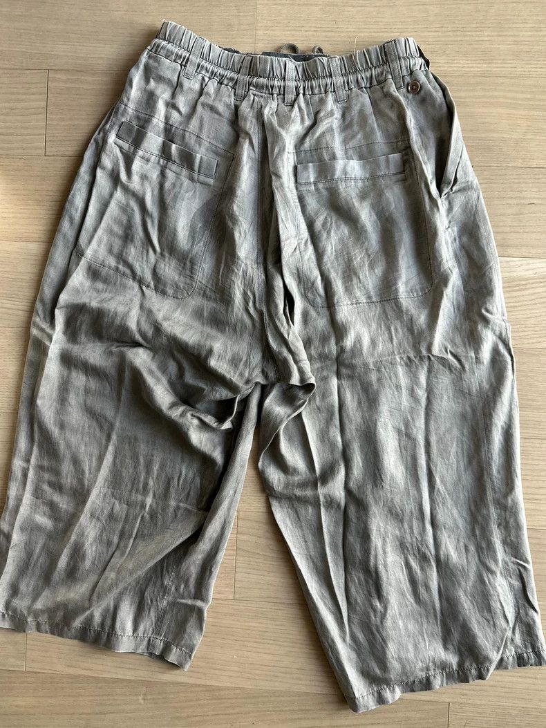 Yohji Yamamoto Yohji Yamamoto size 3 Mainline Silk Wide Pants 2504-Nextar Size US 30 / EU 46 - 5 Thumbnail