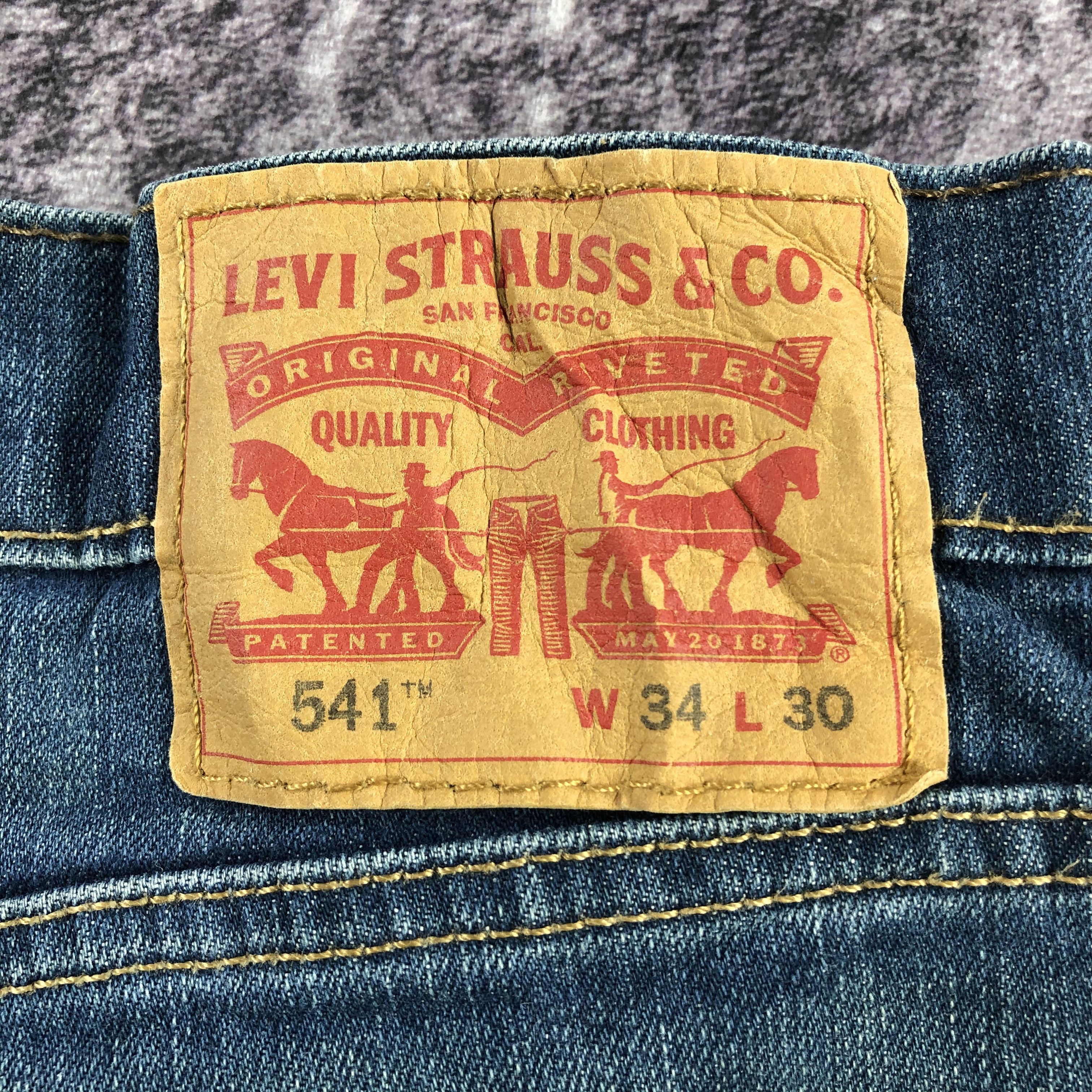 Levi's × Vintage Vintage Blue Wash Levis 541 Jeans-JM2992 Size US 35 - 7 Thumbnail