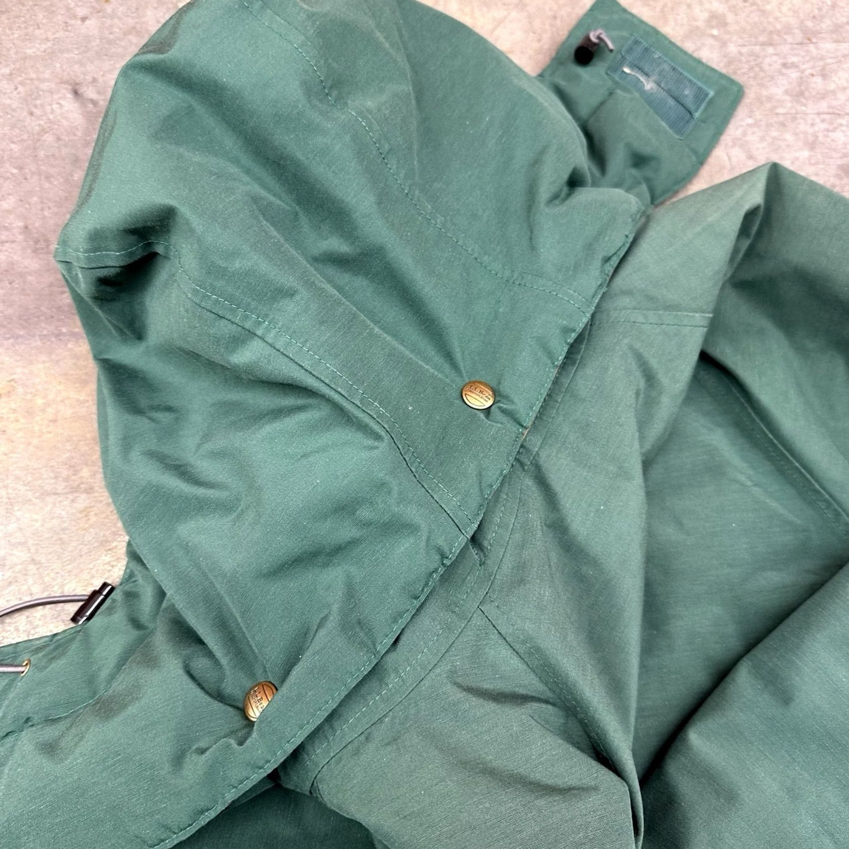 Vintage VINTAGE L.L. Bean Maine Warden Parka Gore Tex Green Brown Men’s Large USA Made Zip Coat Size US L / EU 52-54 / 3 - 7 Thumbnail