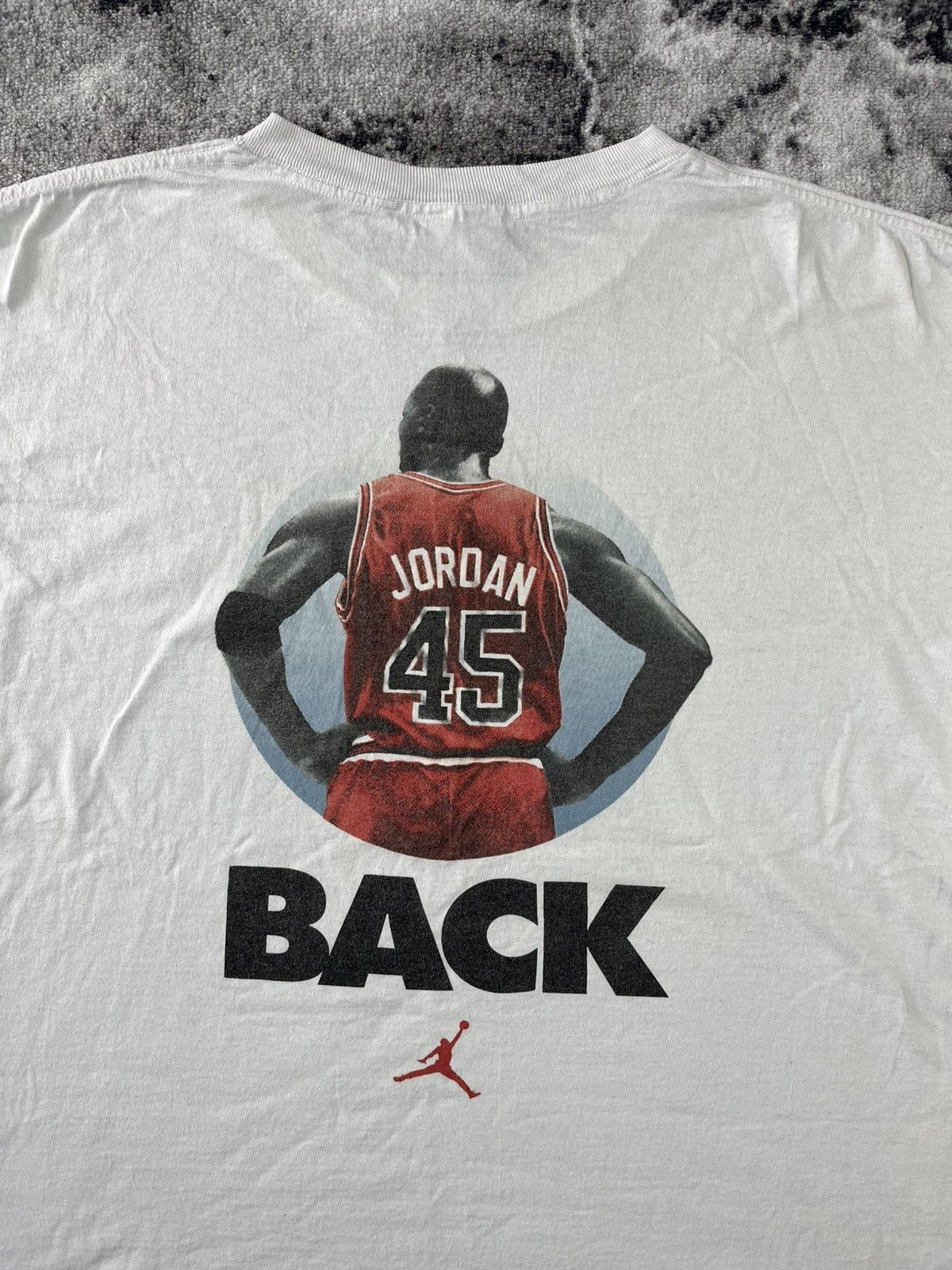 Nike Vintage Nike Michael Jordan T-Shirt Fits XL USA 90s Size US L / EU 52-54 / 3 - 13 Thumbnail