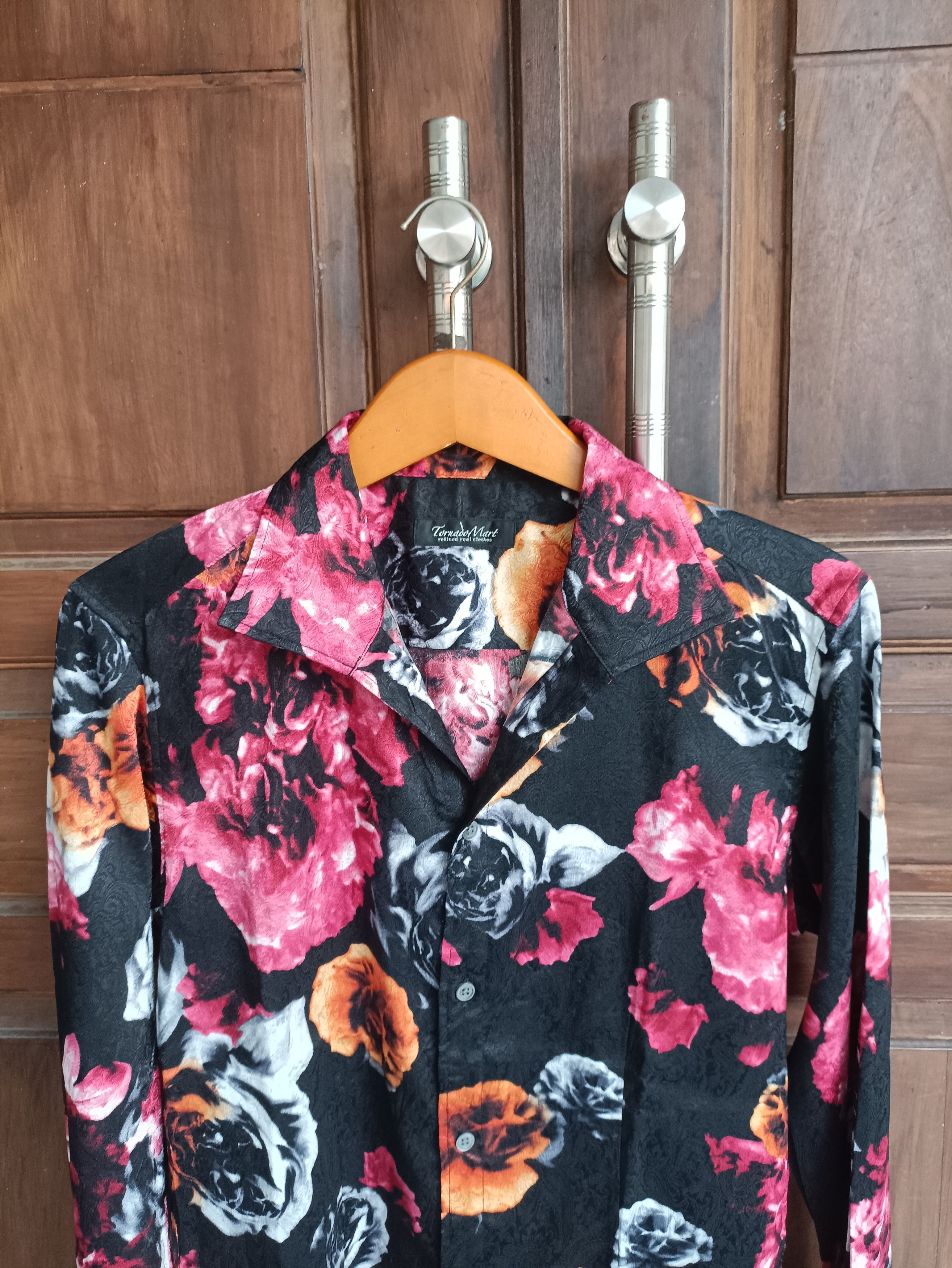 Tornado Mart Tornado Mart tops flower patern Size L / US 10 / IT 46 - 4 Thumbnail